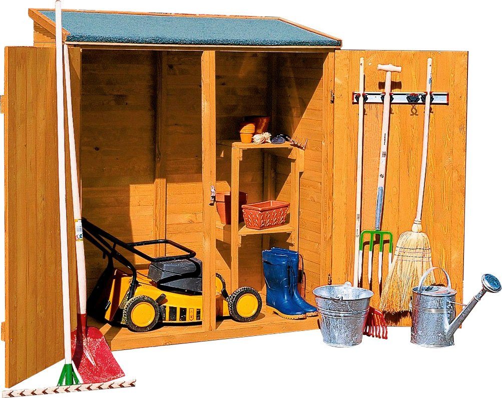 promadino Garten-Geräteschrank, BxT: 149x77 cm