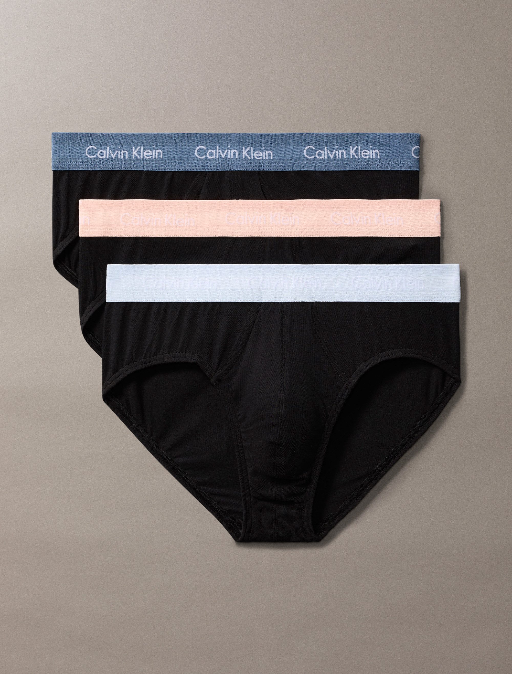 Calvin Klein Underwear Hipster CK HIP BRIEF 3PK (3-St) mit farbigem Webbund