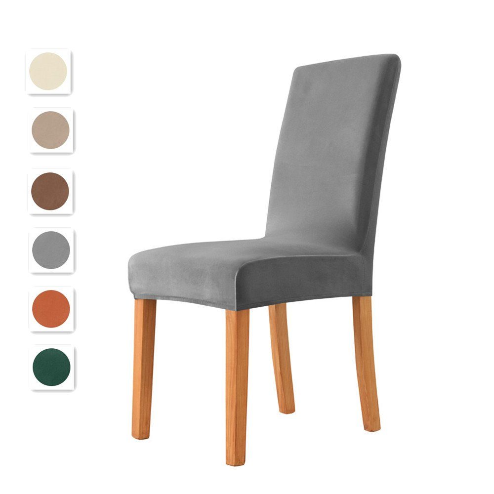 XDeer Stuhlhusse Stuhlhussen,Stretch Stuhlhusse Esszimmerstuhl Hussen, günstig online kaufen