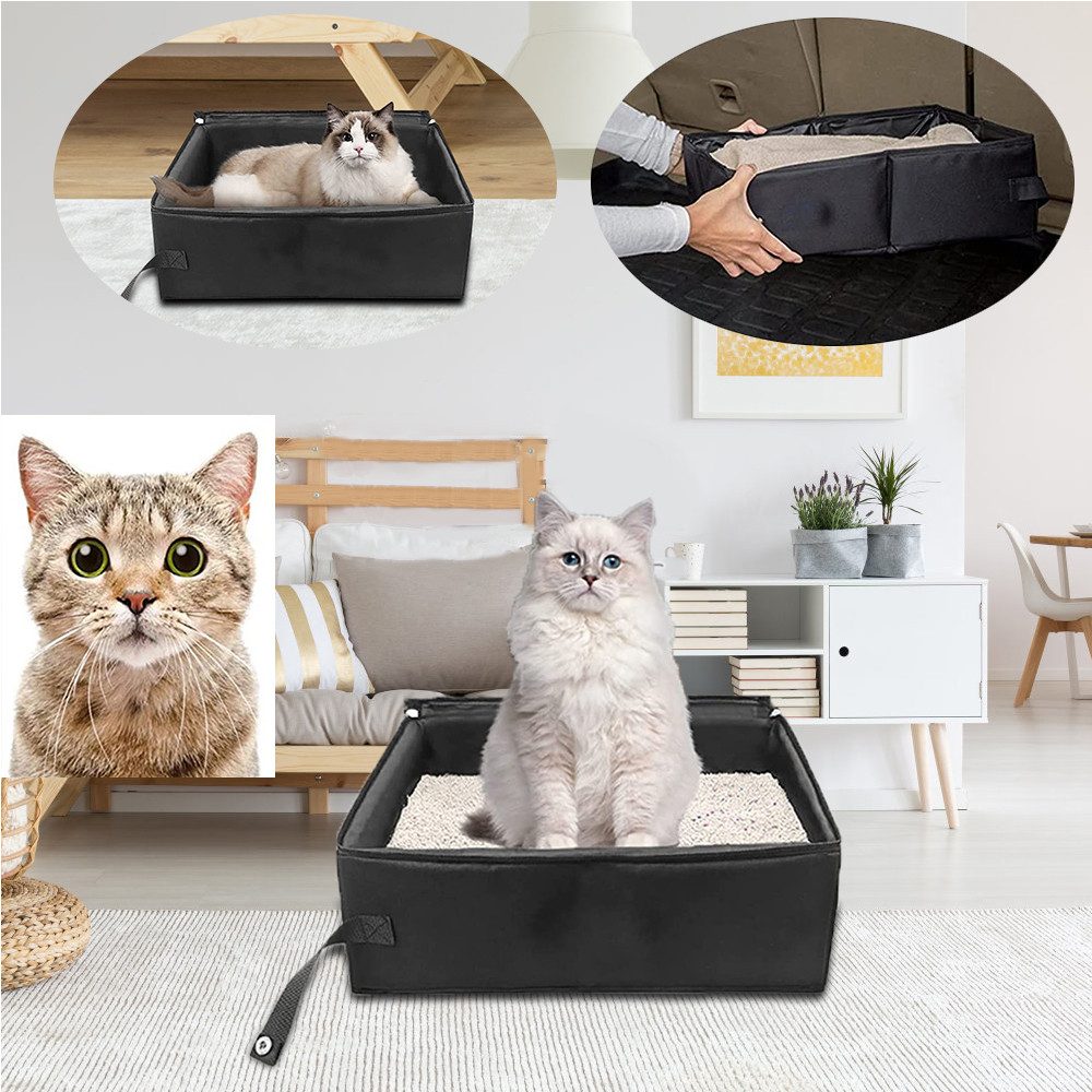 BTTO Katzentoilette Faltbare Katzentoilette Outdoor,Wasserdicht Oxford-Stof günstig online kaufen