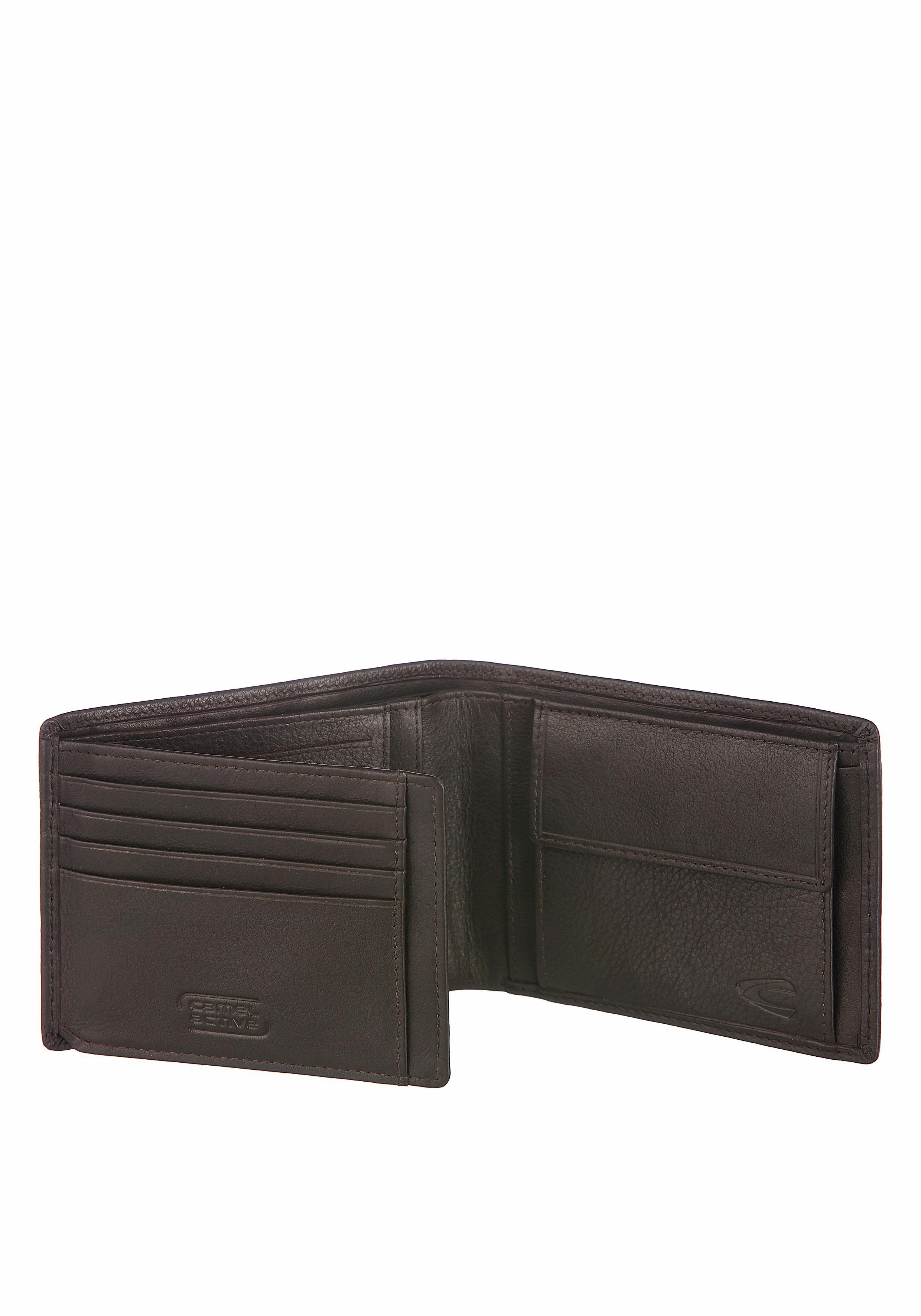 camel active Geldbörse Atlanta, aus besonders weichem Leder mit RFID Schutz