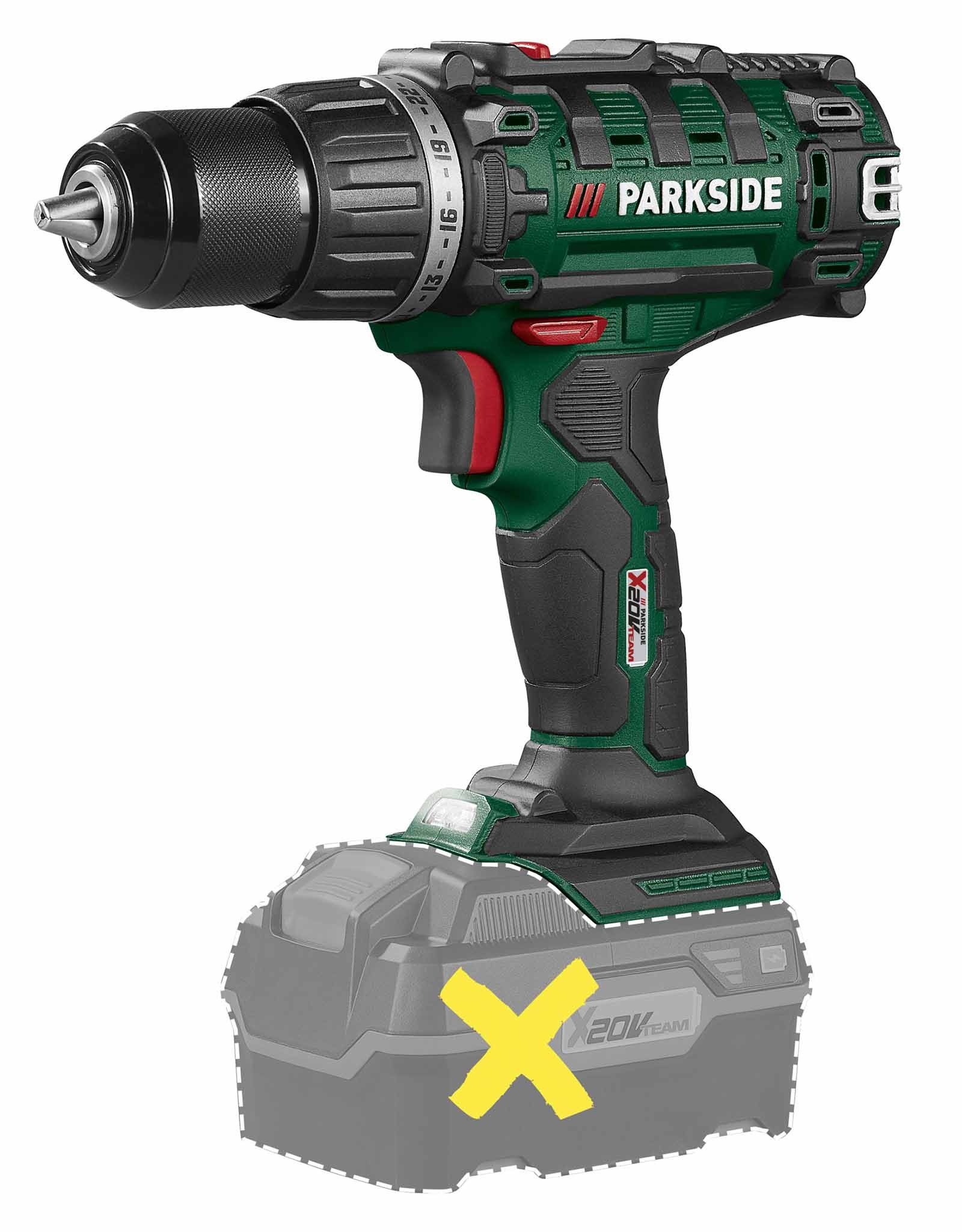 Parkside Bohrschrauber PARKSIDE Akku-Bohrschrauber Akkuschrauber PABS 20-Li günstig online kaufen