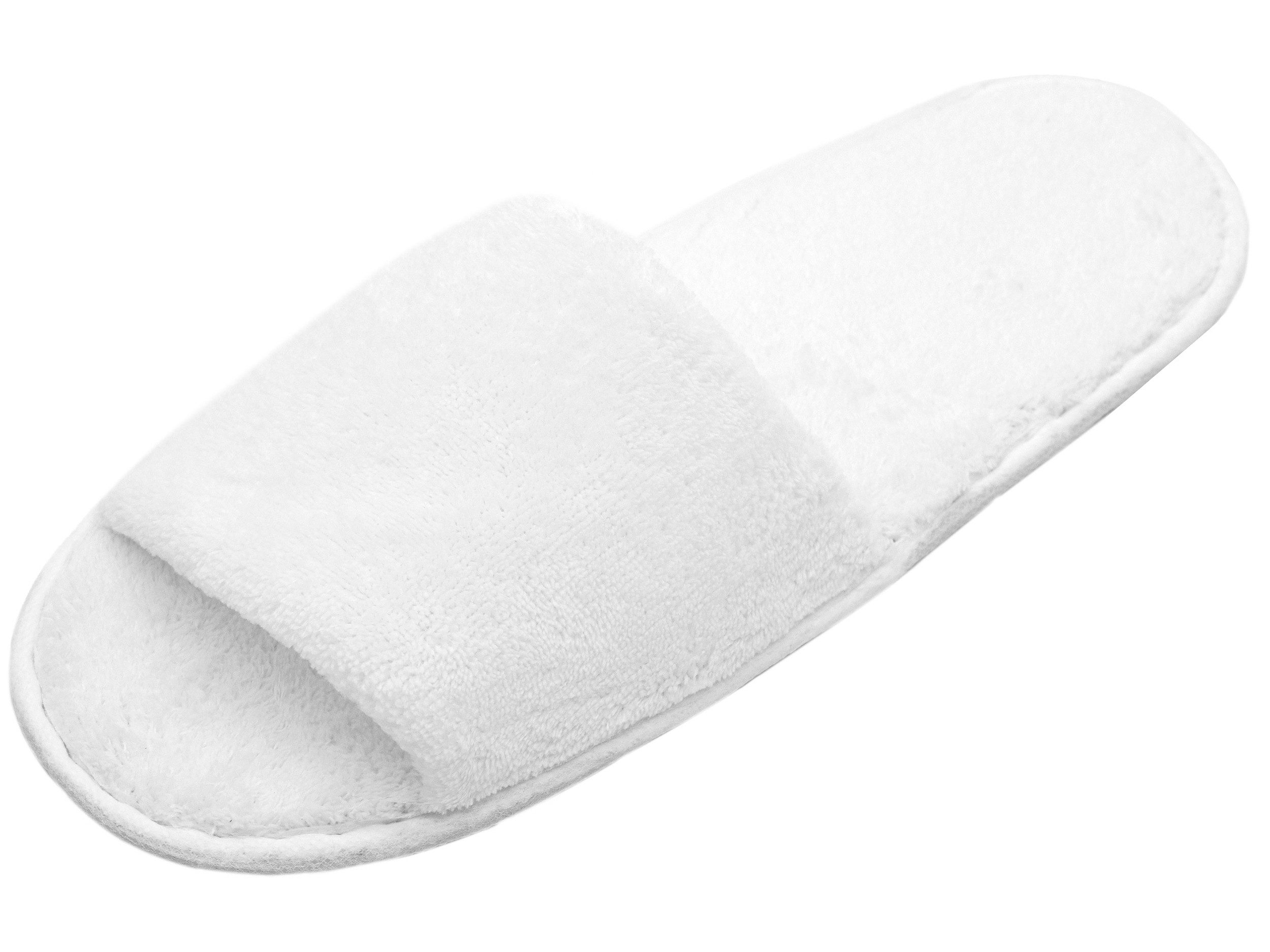ZOLLNER Pantoffel (10-tlg) Universalgröße, 100% Polyester, vom Hotelwäschespezialisten