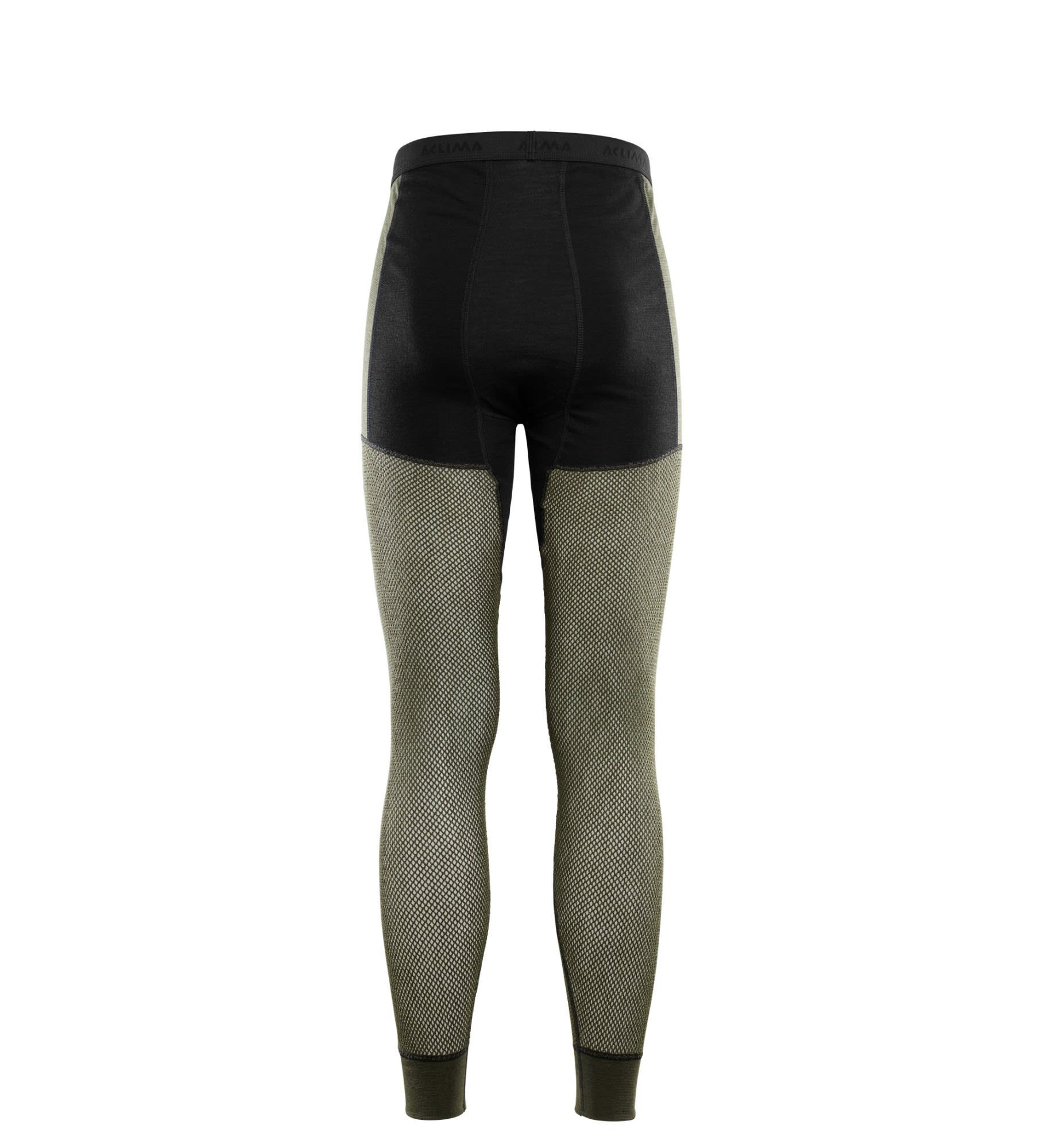 Herren M Woolnet - Grey Tight - Hybrid Aclima Grey Dill Green Aclima Black Long Leggings Pants