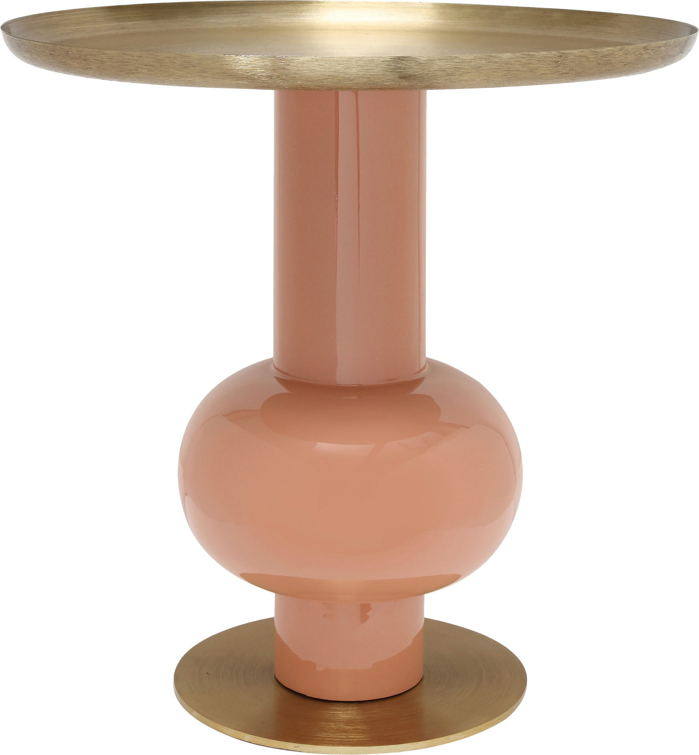 Kayoom Beistelltisch Art Deco 2225, Beistelltisch aus Eisen, dekoratives Design (1-St), Handarbeit, lackierter Tisch mit Metalleffekten, dekorativ