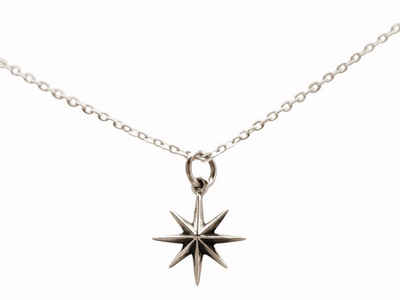 Gemshine Kette mit Anhänger »Konstellation Nordstern Polarstern«, 925 Silber Gemshine Kette mit Anhänger »Konstellation Nordstern Polarstern«, 925 Silber