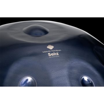 Sela Handpan SE 220 Melody D Kurd, komplett mit gepolsterter Tasche