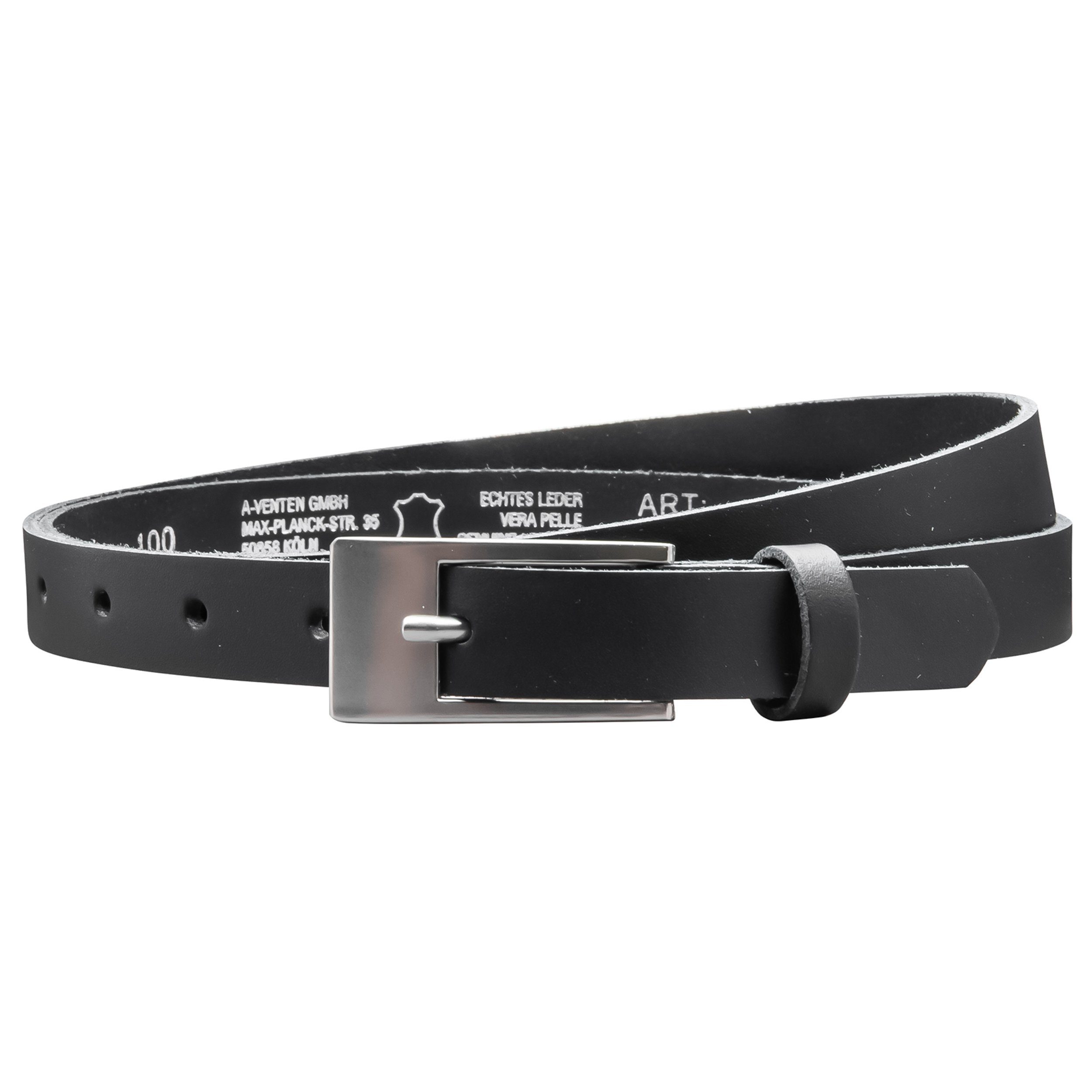 COLOGNEBELT Ledergürtel OM14-SL-Schwarz MADE IN GERMANY, günstig online kaufen