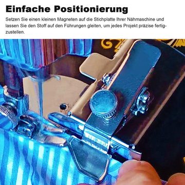 Daisred Möbelbeschlag Magnetische Nahtführung für Nähmaschine Zubehör Nähzubehör (1 St)