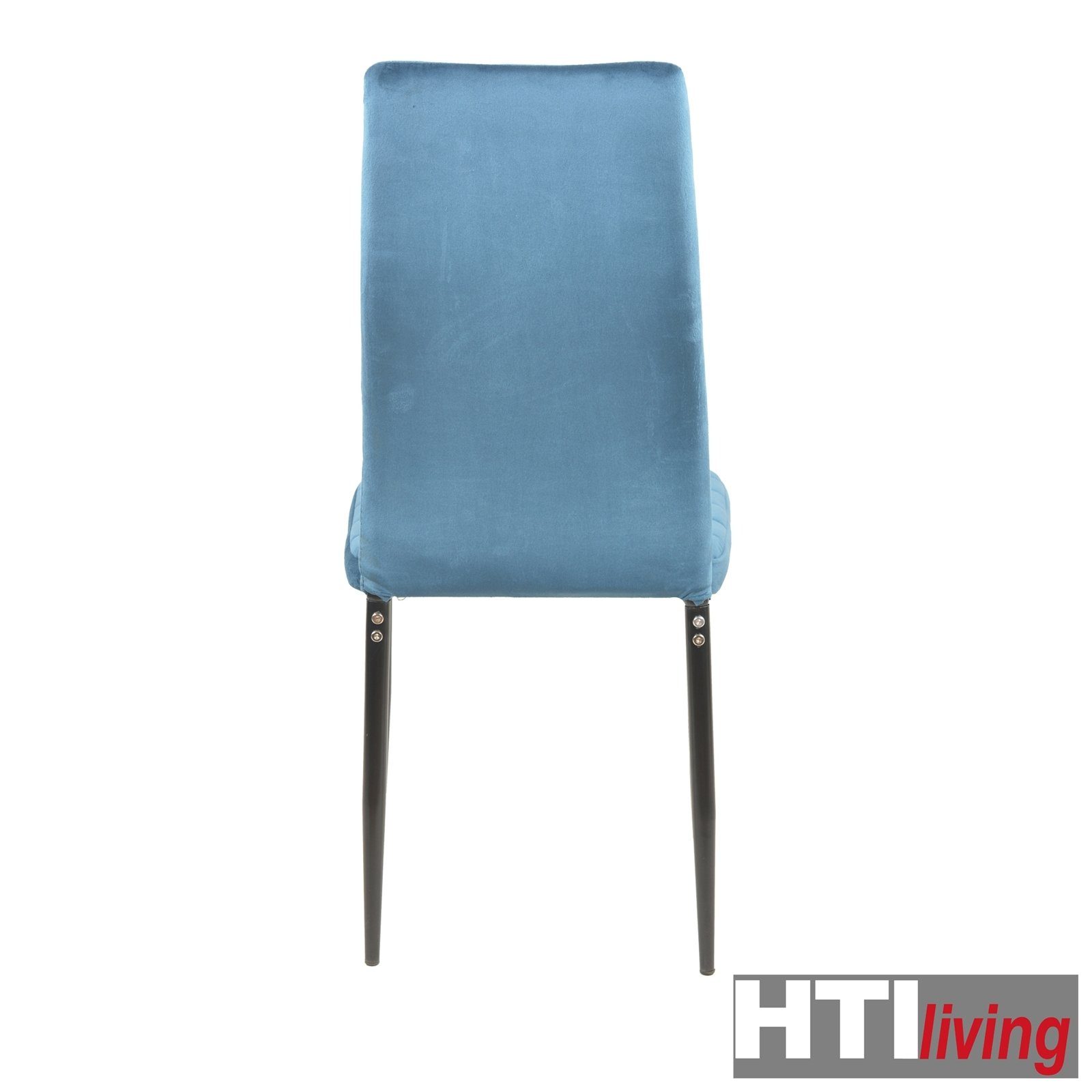 HTI-Living Esszimmerstuhl Stuhl Memphis Velvet 1 St), (Einzelstuhl, Blau Samt Esszimmerstuhl