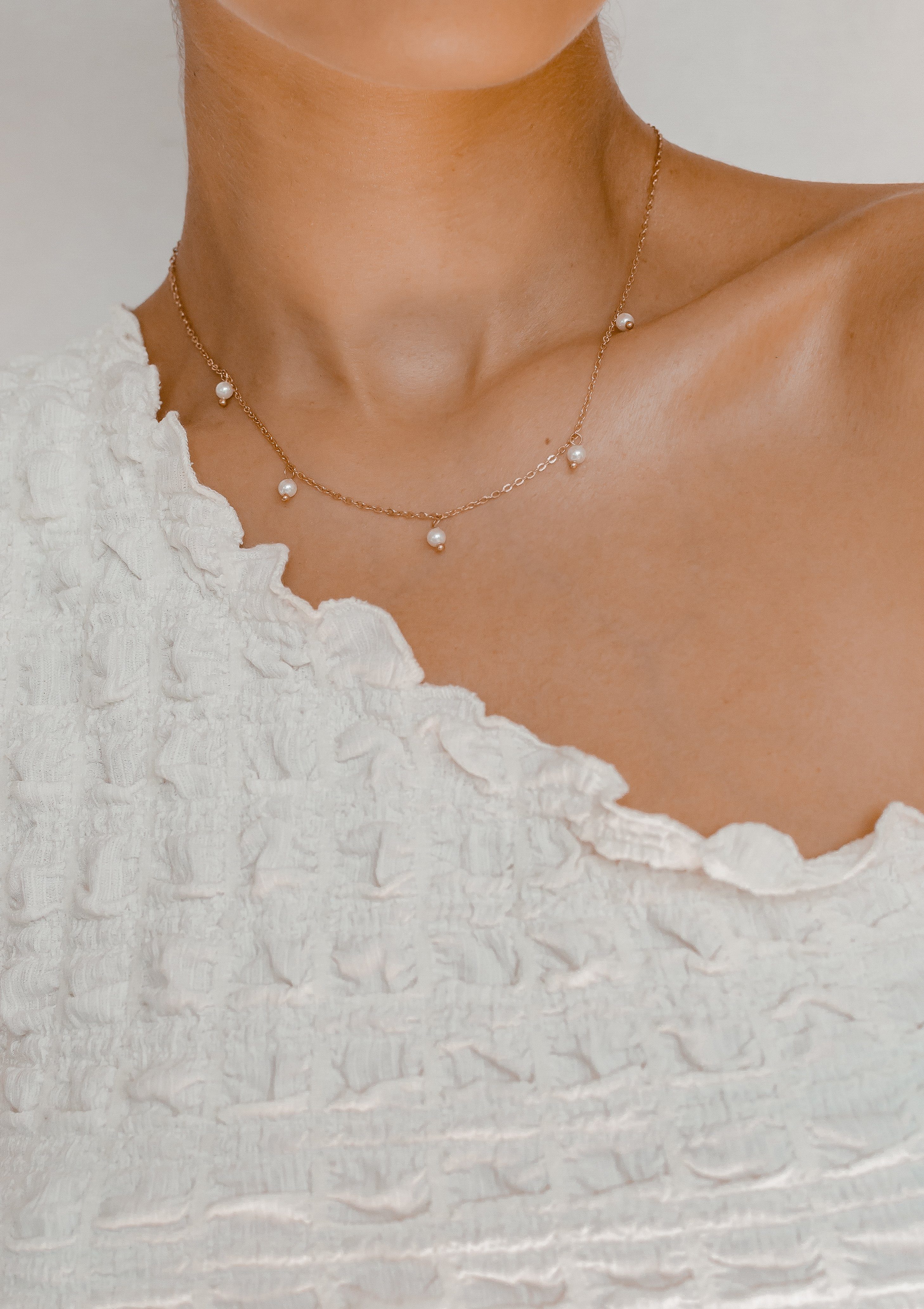 Hey Happiness Perlenkette Damen Edelstahl hängend, günstig online kaufen