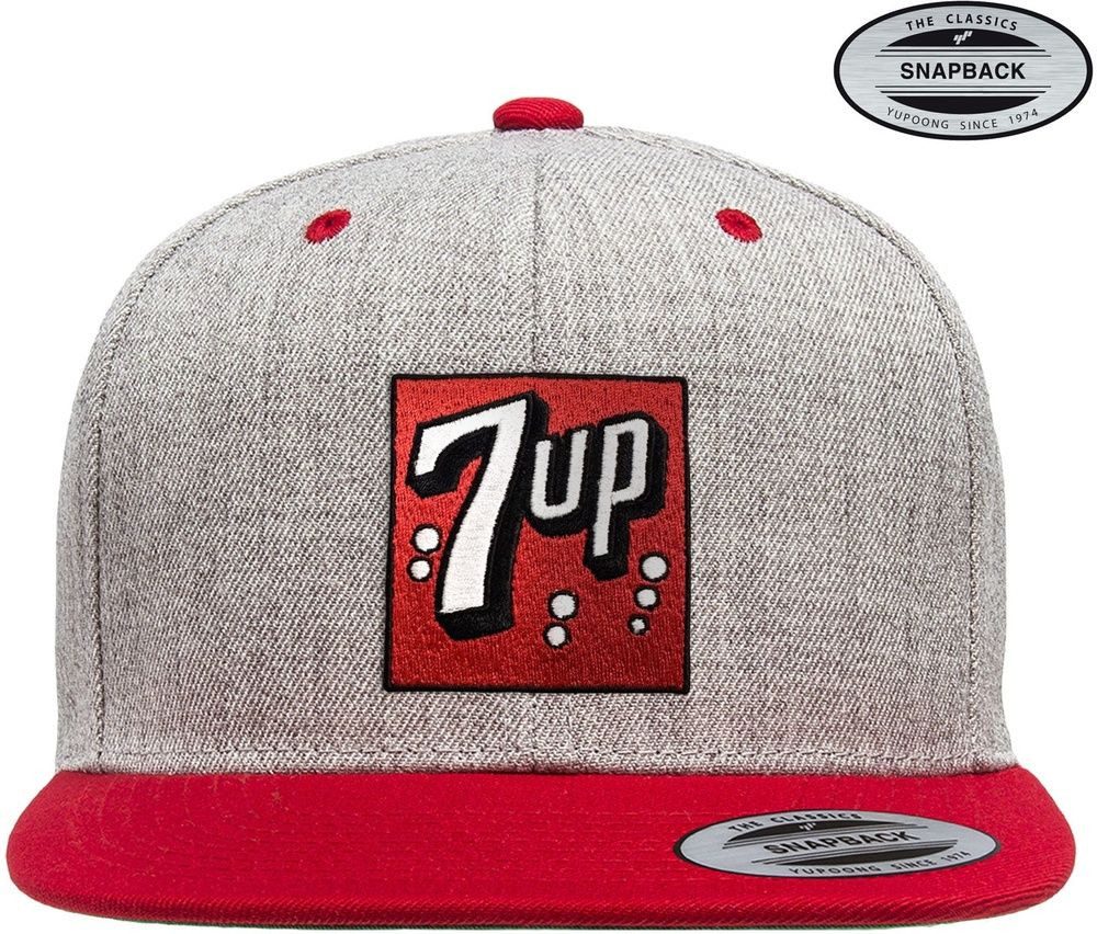 7Up Snapback Cap Retro Logo Patch Snapback Cap