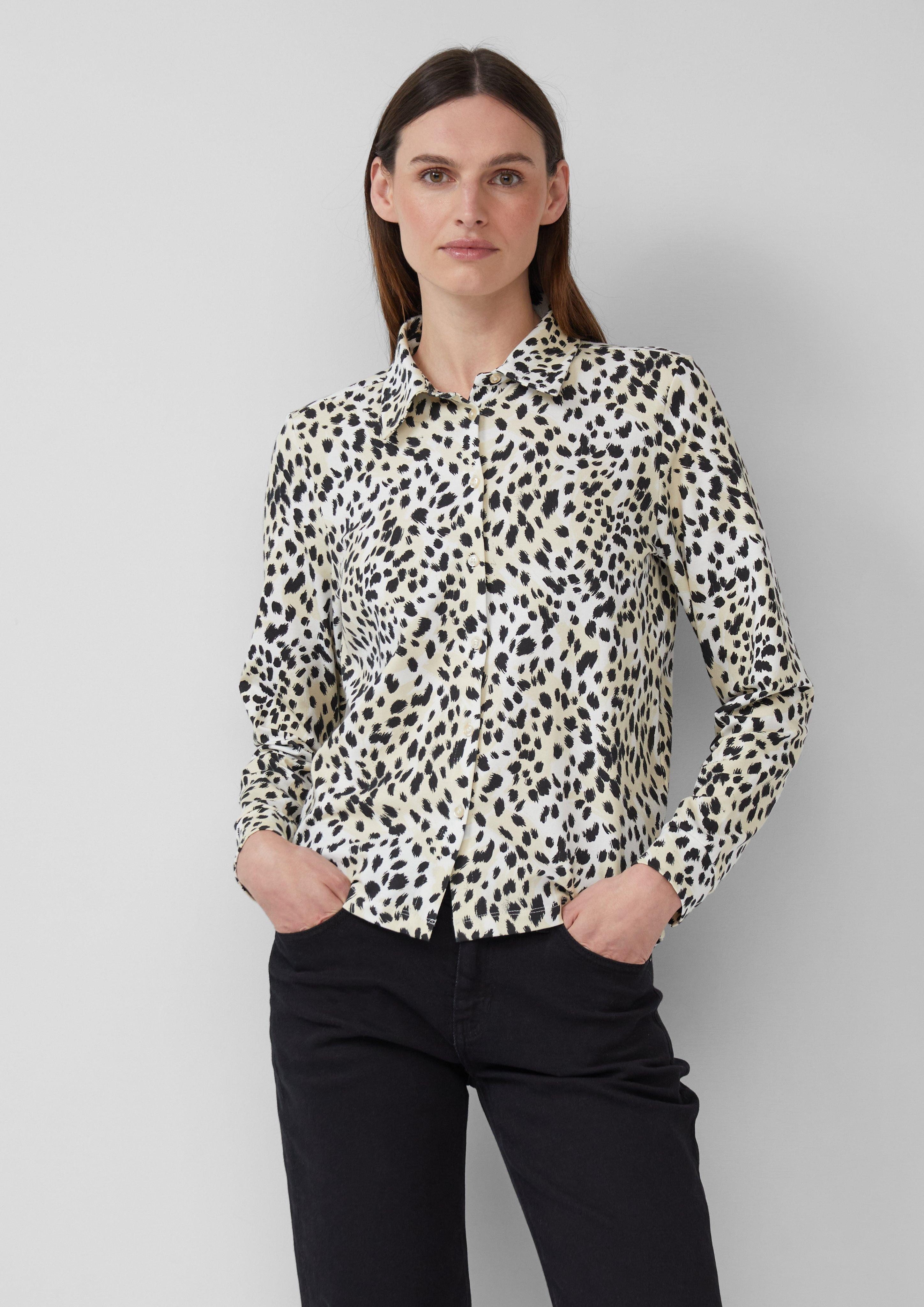 s.Oliver Langarmshirt Elastische Jerseybluse günstig online kaufen
