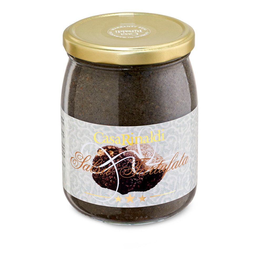 Casa Rinaldi Saucen, Casa Rinaldi Champignonsauce mit Trüffel im Glas Küchenfertig 500g