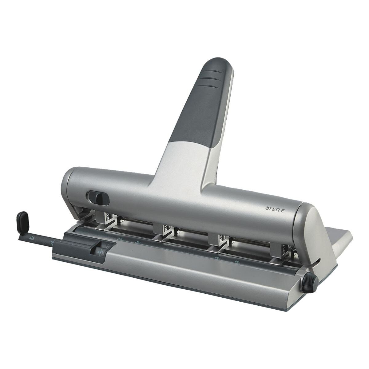 LEITZ Lochstanzer 5114, mit einzeln herausnehmbarer Lochsegmente, 4-fach bis 30 Blatt, bis A2