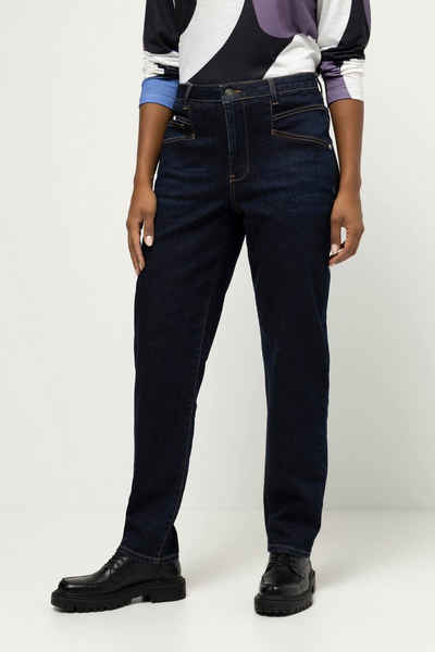 Gina Laura Regular-fit-Jeans »Karotten-Jeans weite Passform 5-Pocket-Form«