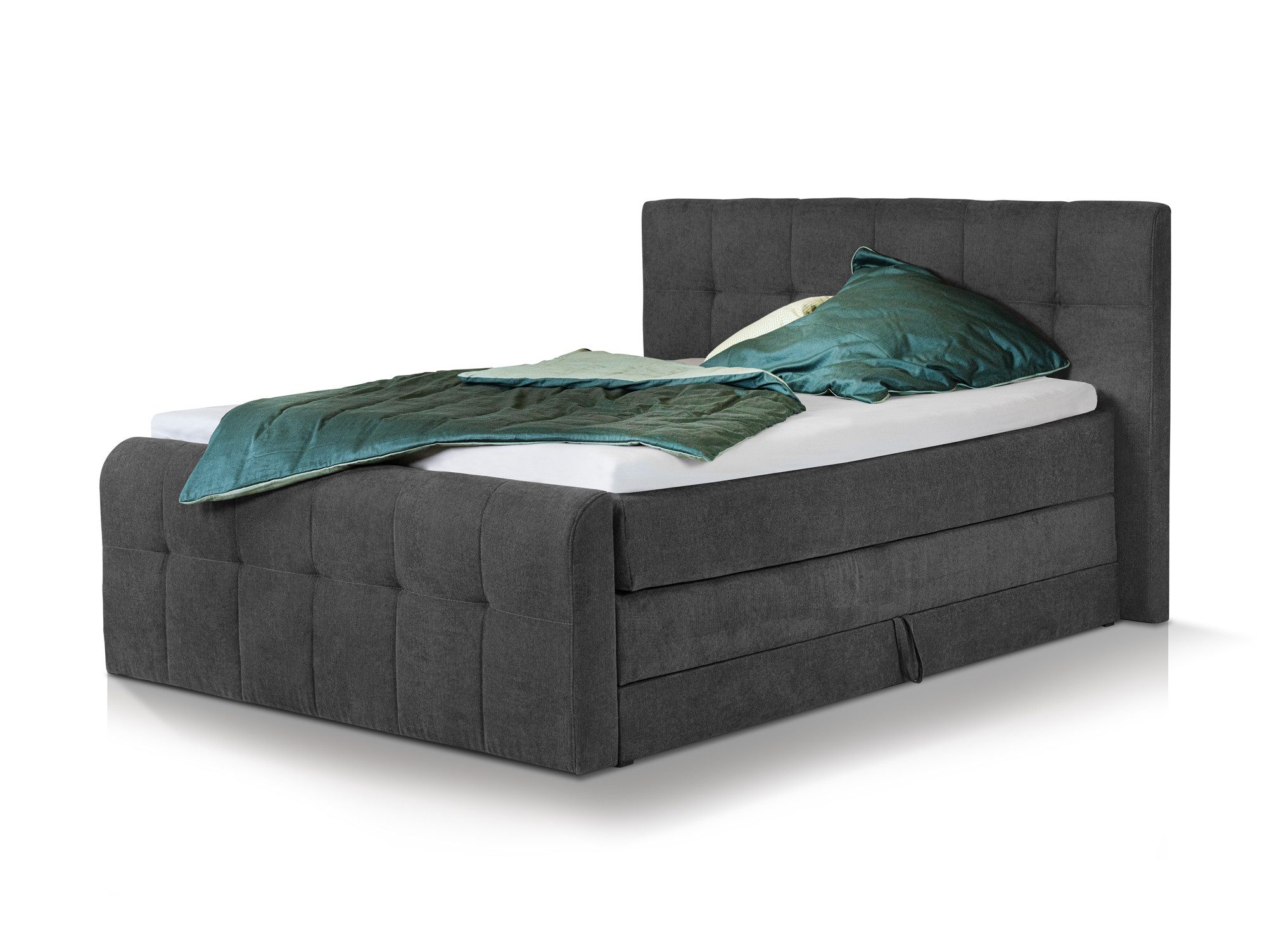 Moebel-Eins Boxspringbett ARTEMIS NEW Boxspringbett, Material Stoff, ARTEMIS NEW Boxspringbett, Material Stoff