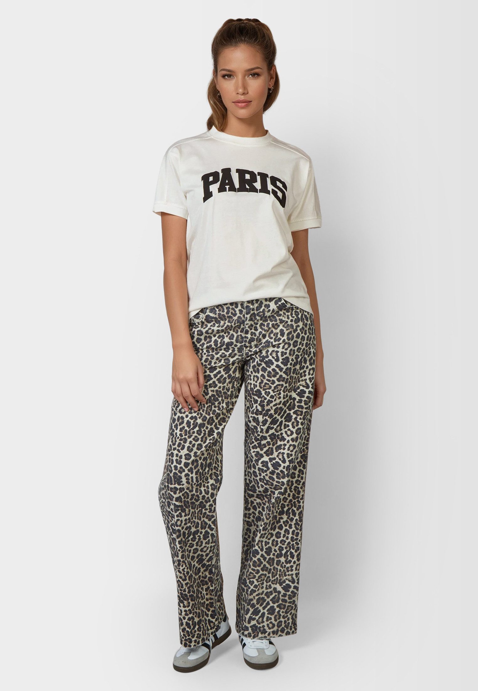 MARC AUREL T-Shirt mit "Paris" Print günstig online kaufen