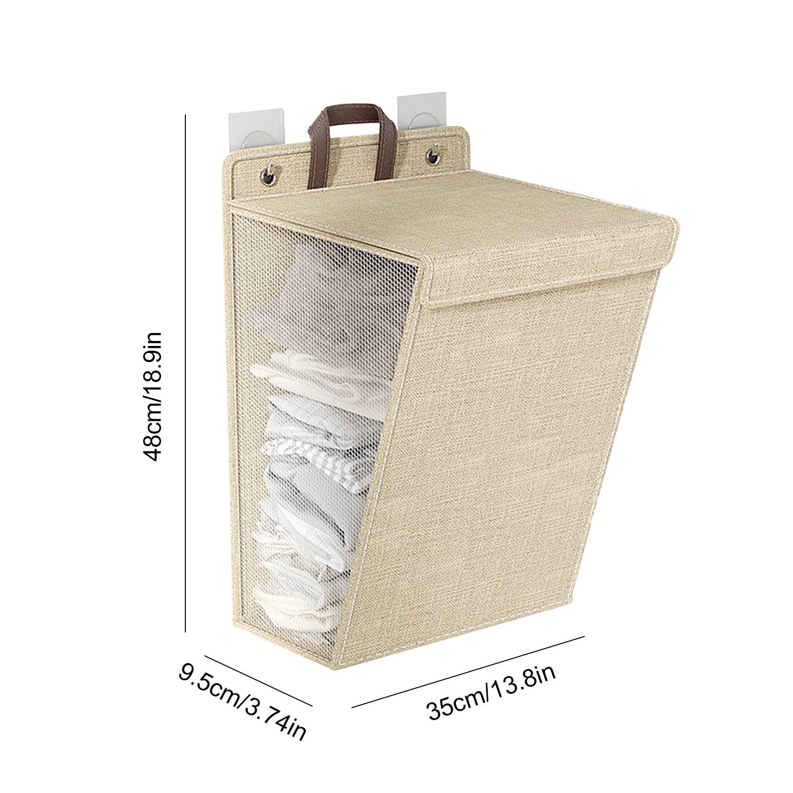 REDOM Wäschekorb Wäschesammler faltbar Hängender Wäschebehälter Aufbewahrun günstig online kaufen