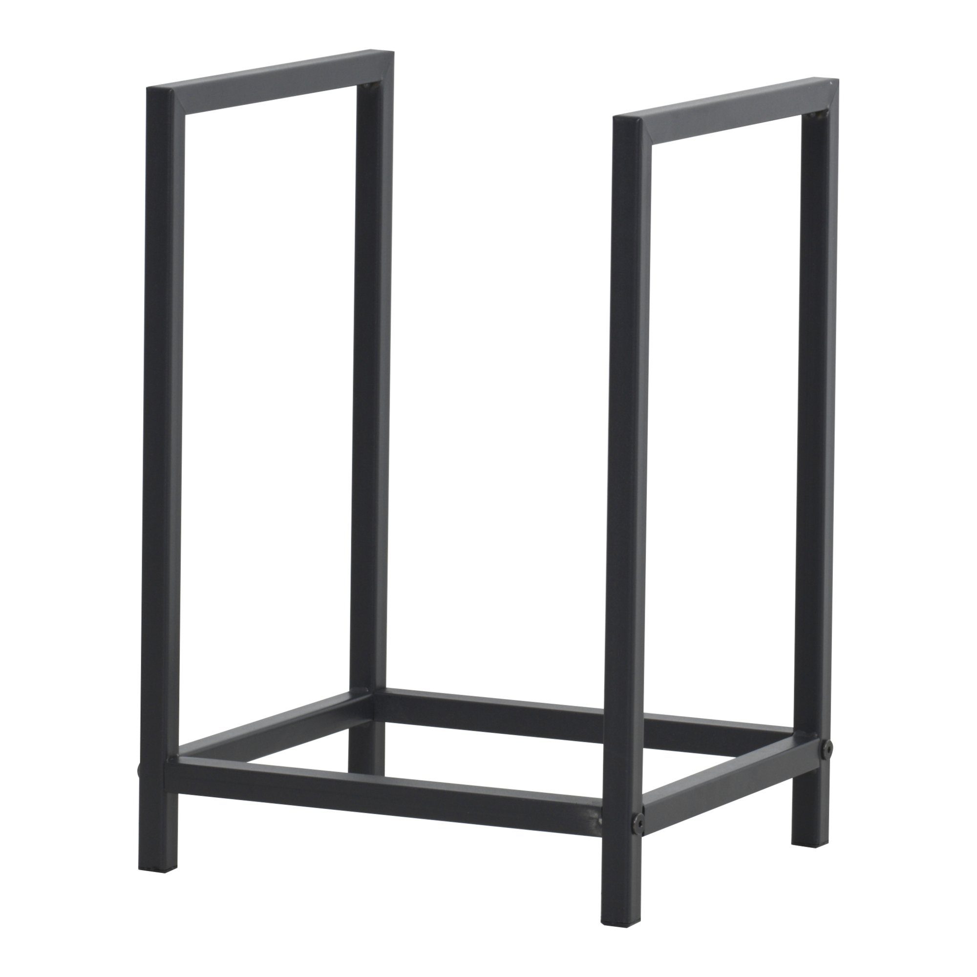 en.casa Kaminholzregal, BxTxH:40x30x50 cm, Torsås Kaminholzständer 40x30x50cm Schwarz