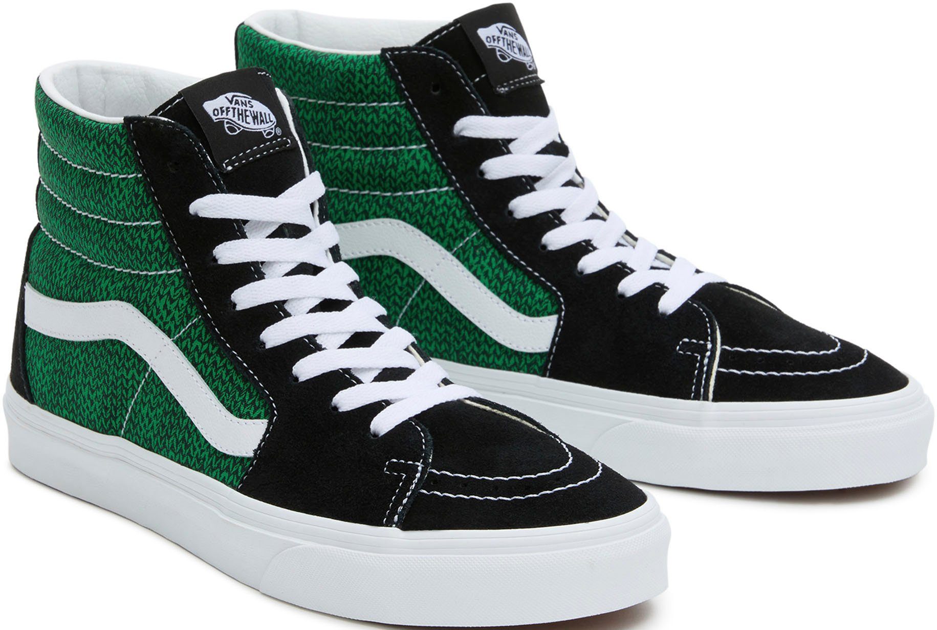 Vans SK8-Hi Sneaker mit klassischer Logo-Flag, Perfekt für lange Ausflüge  oder Skateboardtouren