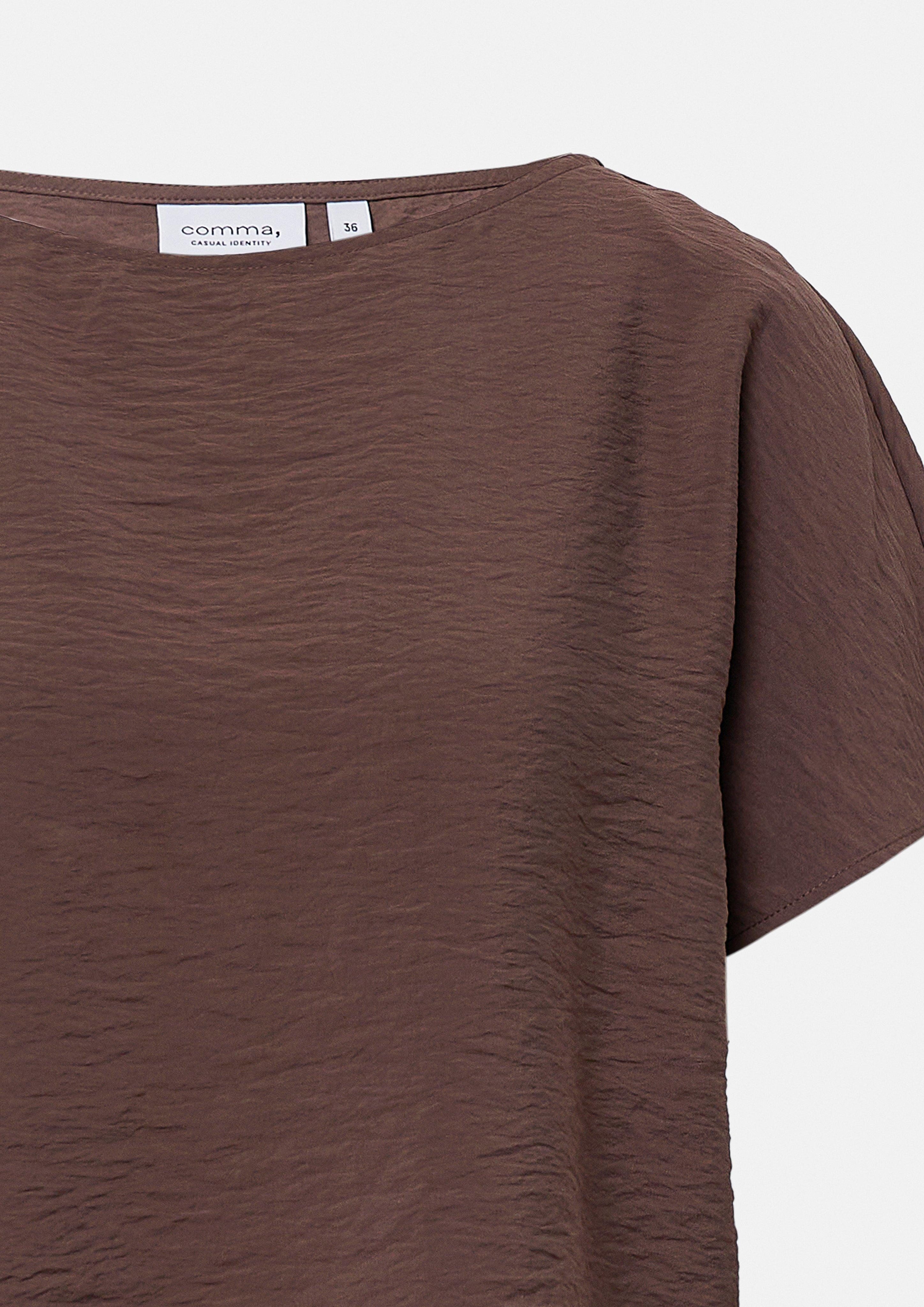 comma casual identity Kurzarmbluse Kurzärmeliges Blusenshirt günstig online kaufen