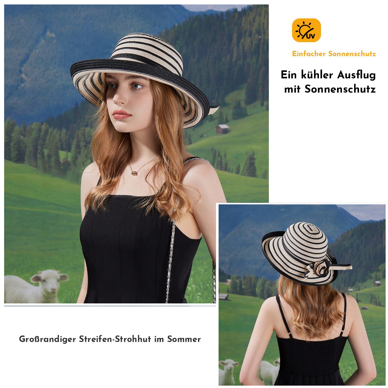 Refttenw Sonnenhut Einstellbar Bucket Hat, Sommer günstig online kaufen