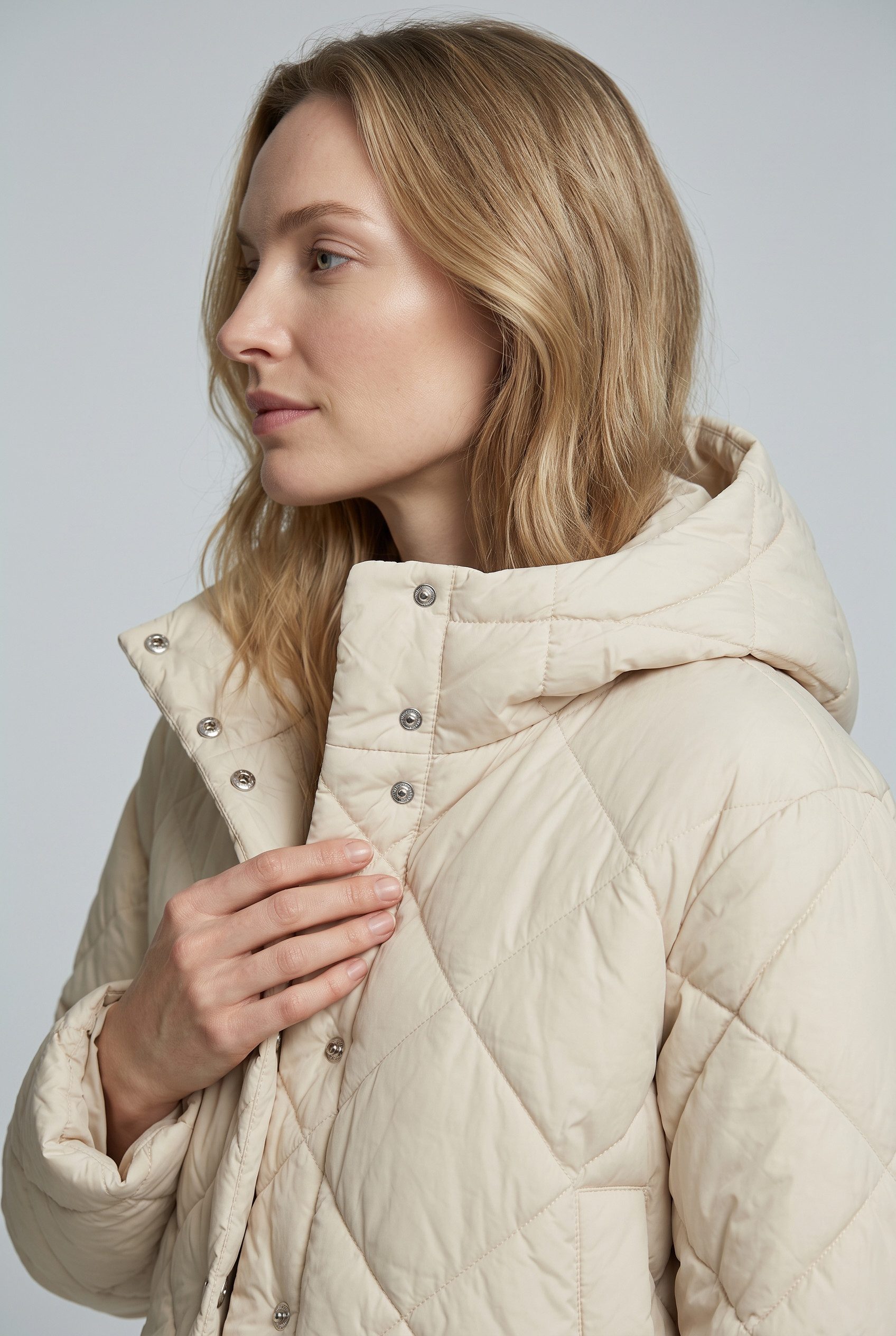 BOSS ORANGE Steppjacke Pikona Premium Damenmode mit Kapuze, Regular Fit
