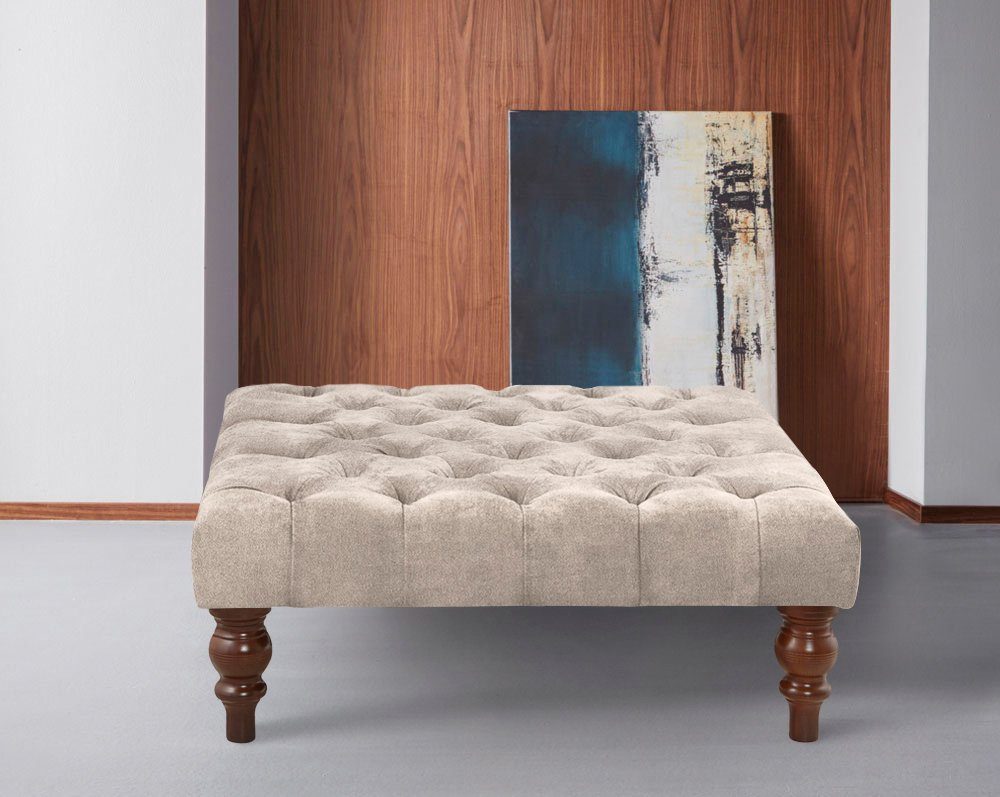 Home affaire Polsterhocker Chesterfield, mit Knopfheftung, günstig online kaufen