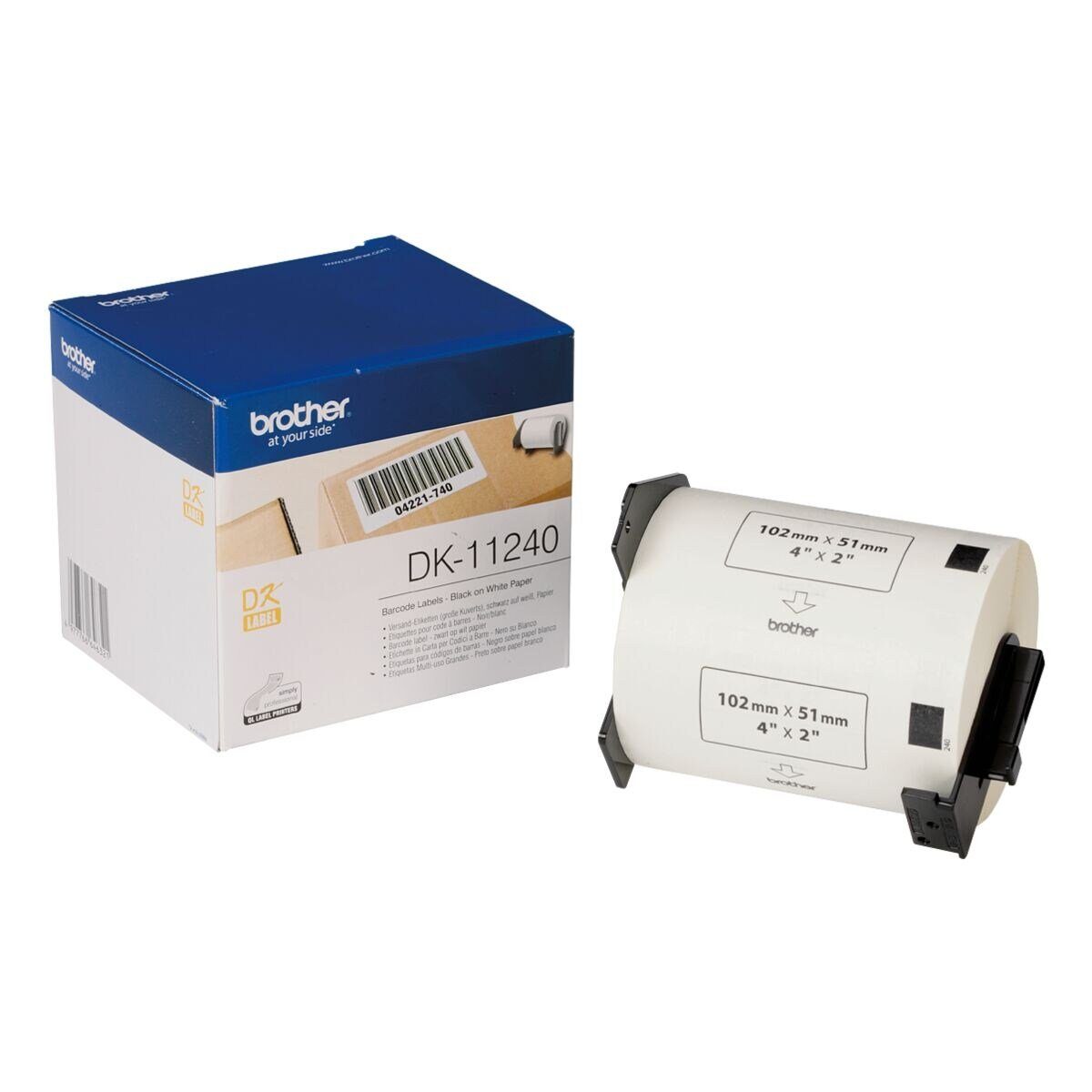 Brother Thermorolle DK11240, 600 Versand-Etiketten B/L 102/51 mm