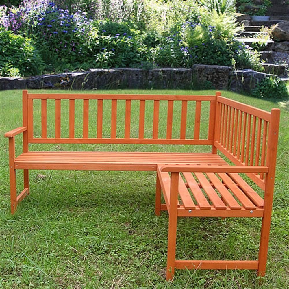 Feel2Home Gartenbank Holz Eckbank Gartenbank Holzbank günstig online kaufen