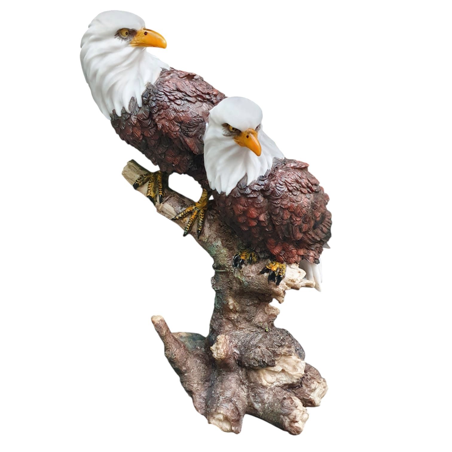 Aspinaworld Gartenfigur Weißkopfadler Figur 33 cm – für Beet oder Steingarten