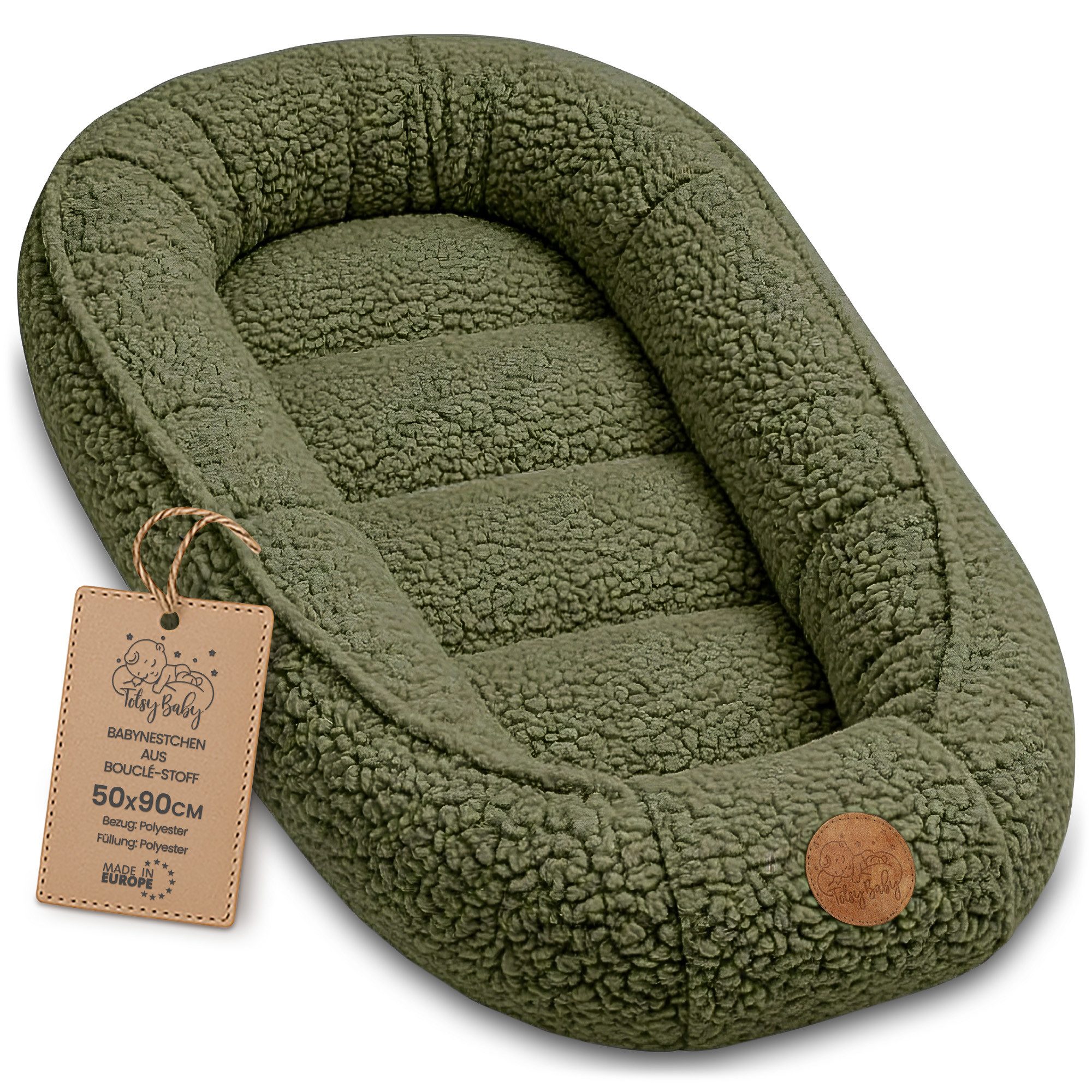 Totsy Baby Kuschelnest Nestchen Baby - Babynestchen Neugeborene Babynest für kinderbett