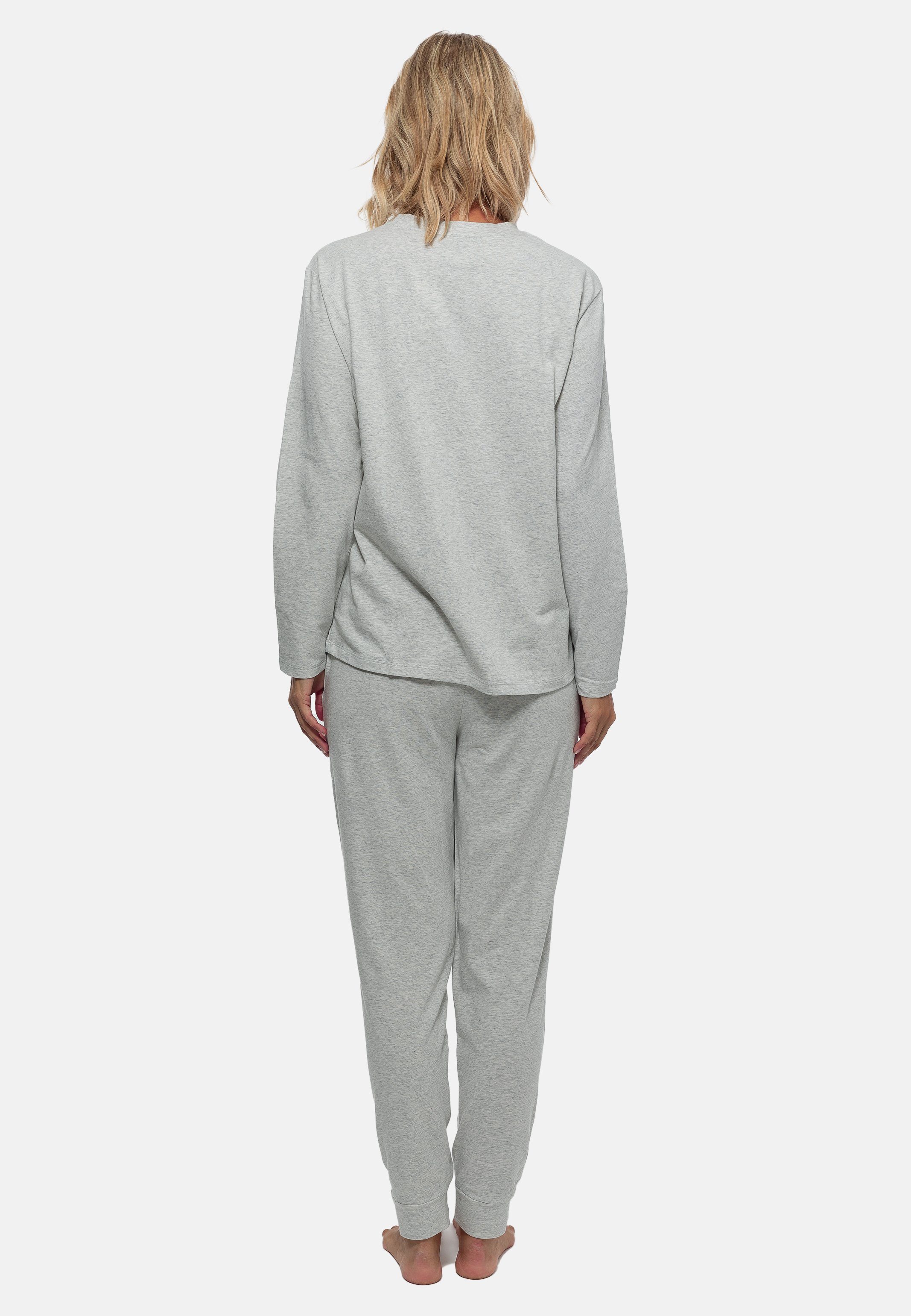 - Schiesser - 2 Baumwolle Grau (Set, Cotton Organic Schlafanzug tlg) Pyjama