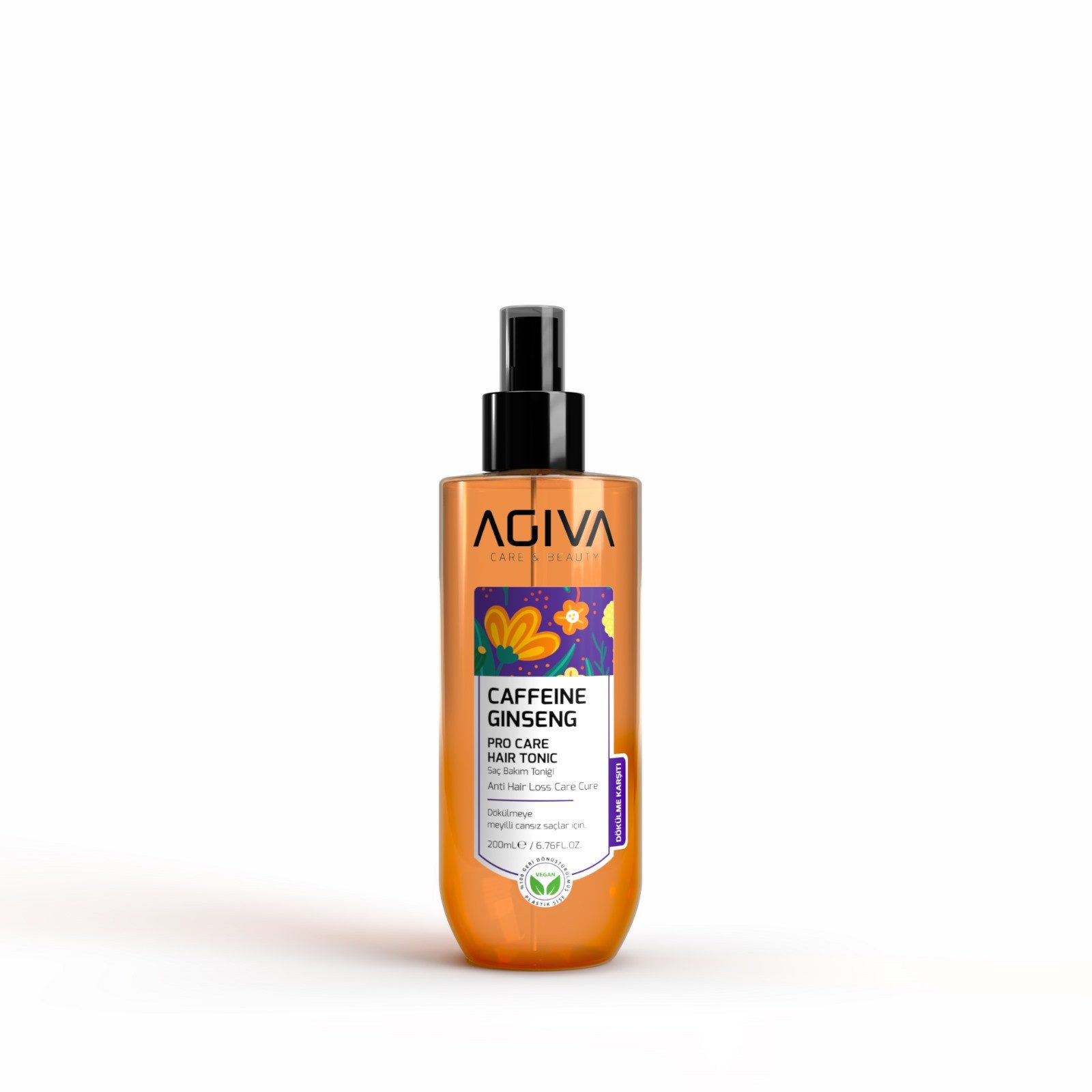 AGIVA Professional Haartonikum PRO CARE Caffeine Ginseng Hair Tonic Haartonikum 200ml (VEGAN), 1-tlg.