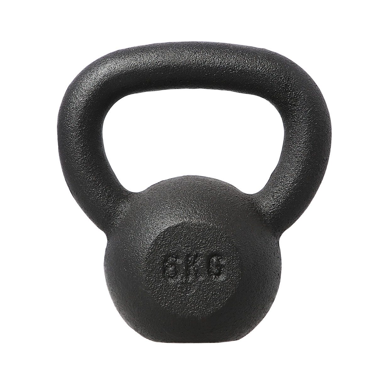 Kettlebell 6kg Gewicht Kugelhantel Gusseisen Krafttraining