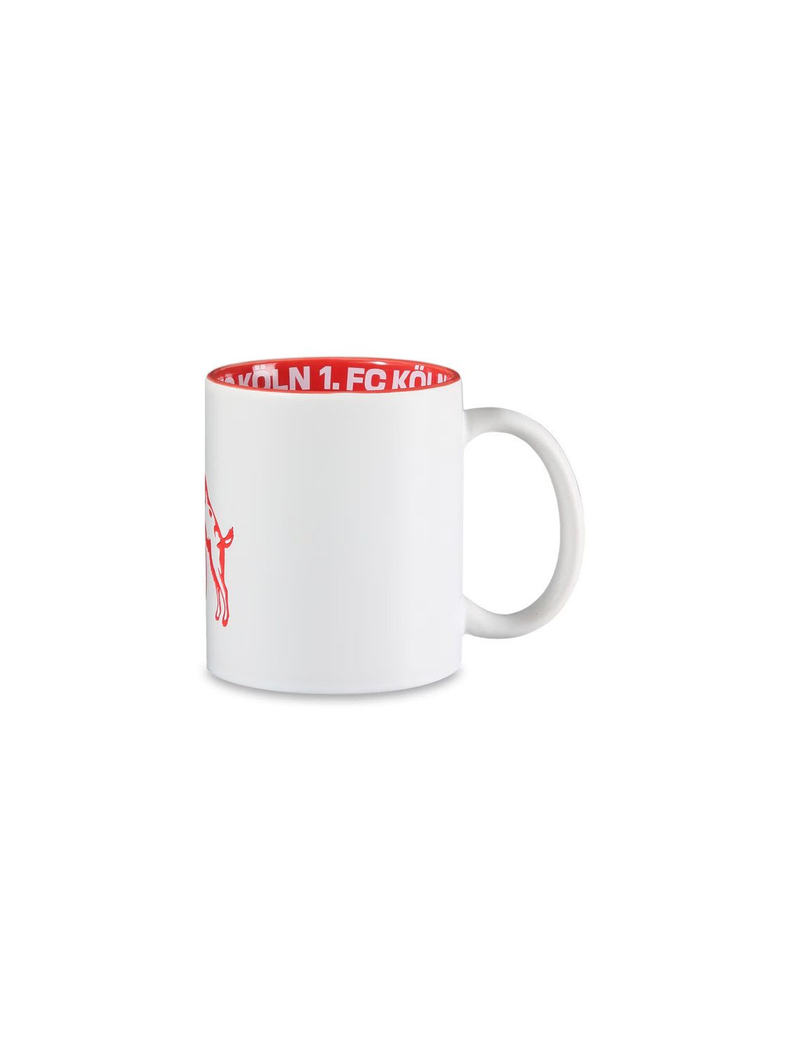 VertriebsArena GmbH Becher 1. FC Köln Tasse "Prägung" weiß, Keramik