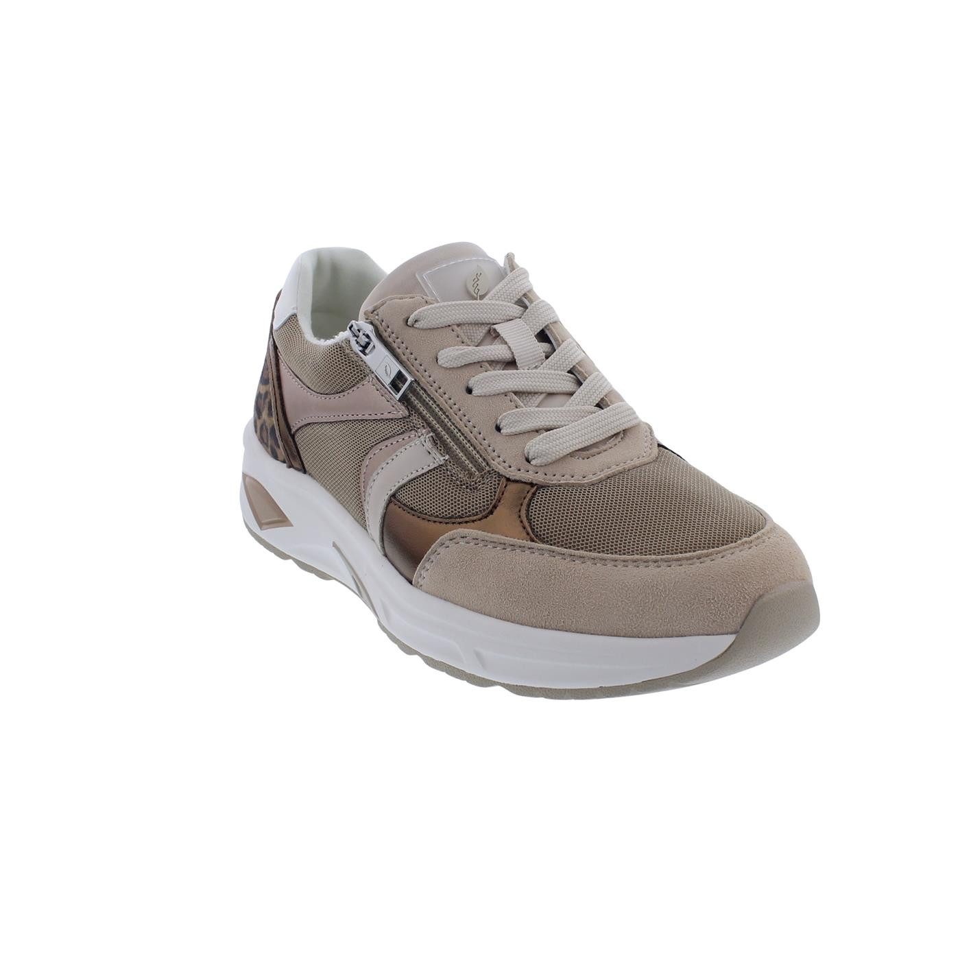 Waldläufer Waldläufer H-Jill Sneaker, Velours/ Mesh/Metallic, günstig online kaufen