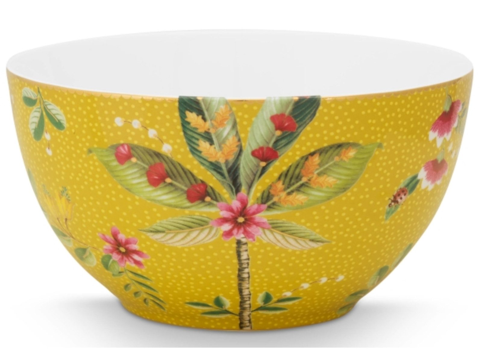 PiP Studio Schale La Majorelle Bowl gelb 15 cm, Porzellan, (Schüsseln)