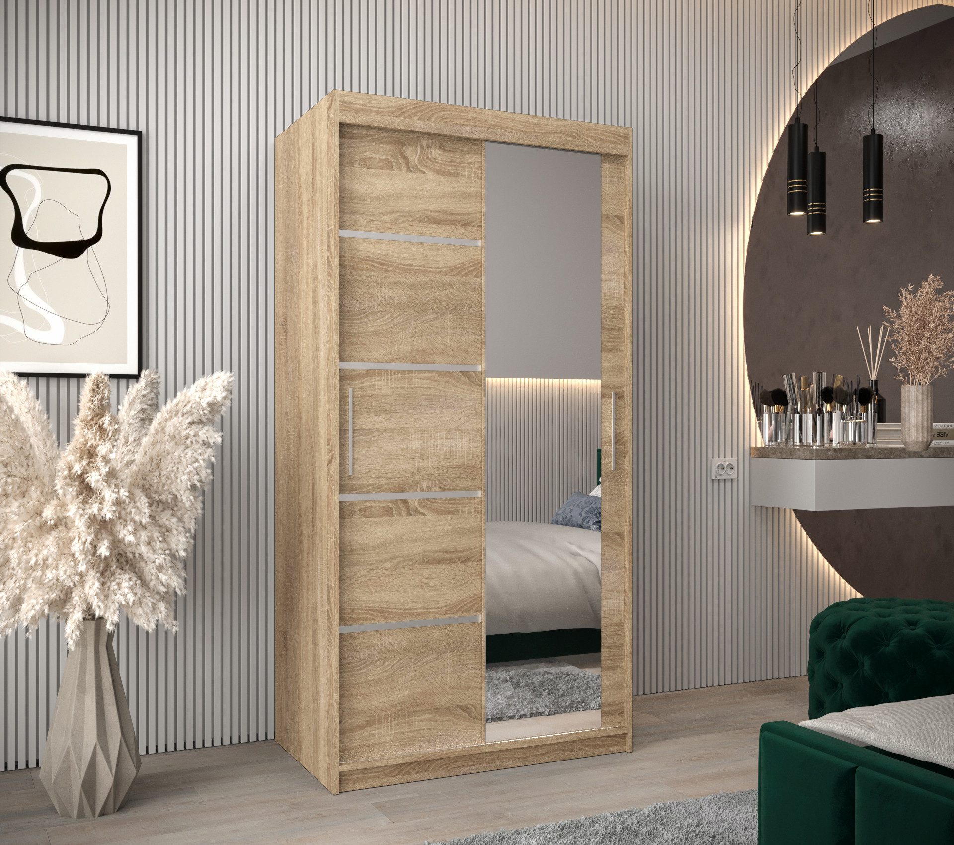 ABIKS MÖBEL Schwebetürenschrank Verona 2 Schlafzimmerschrank, günstig online kaufen