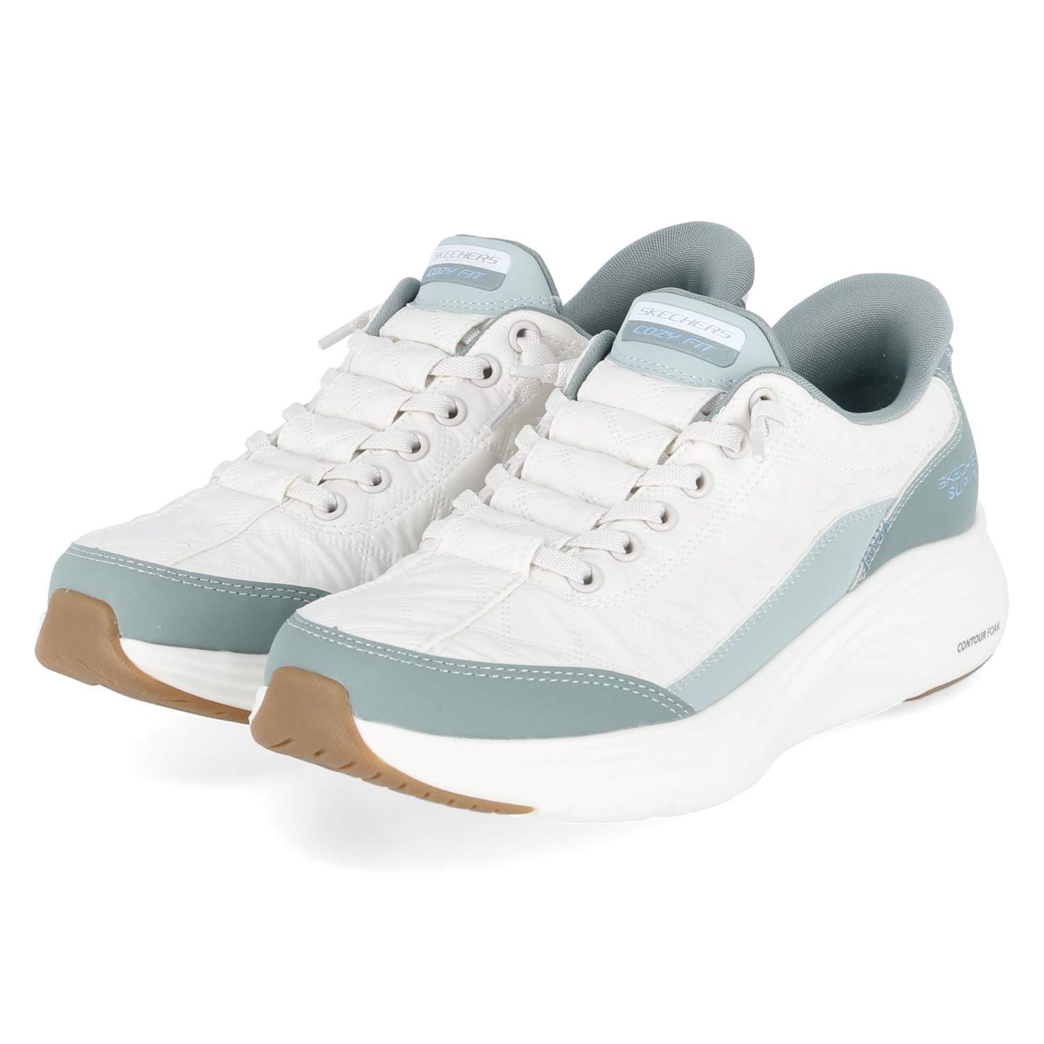 Skechers Skechers 150404 SAGE Damen Textil & Synthetik gruen Schnürschuh günstig online kaufen