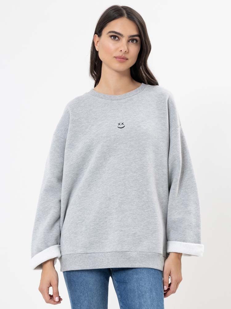 Herrlicher Sweatshirt Christy Cropped Sweat Peached günstig online kaufen