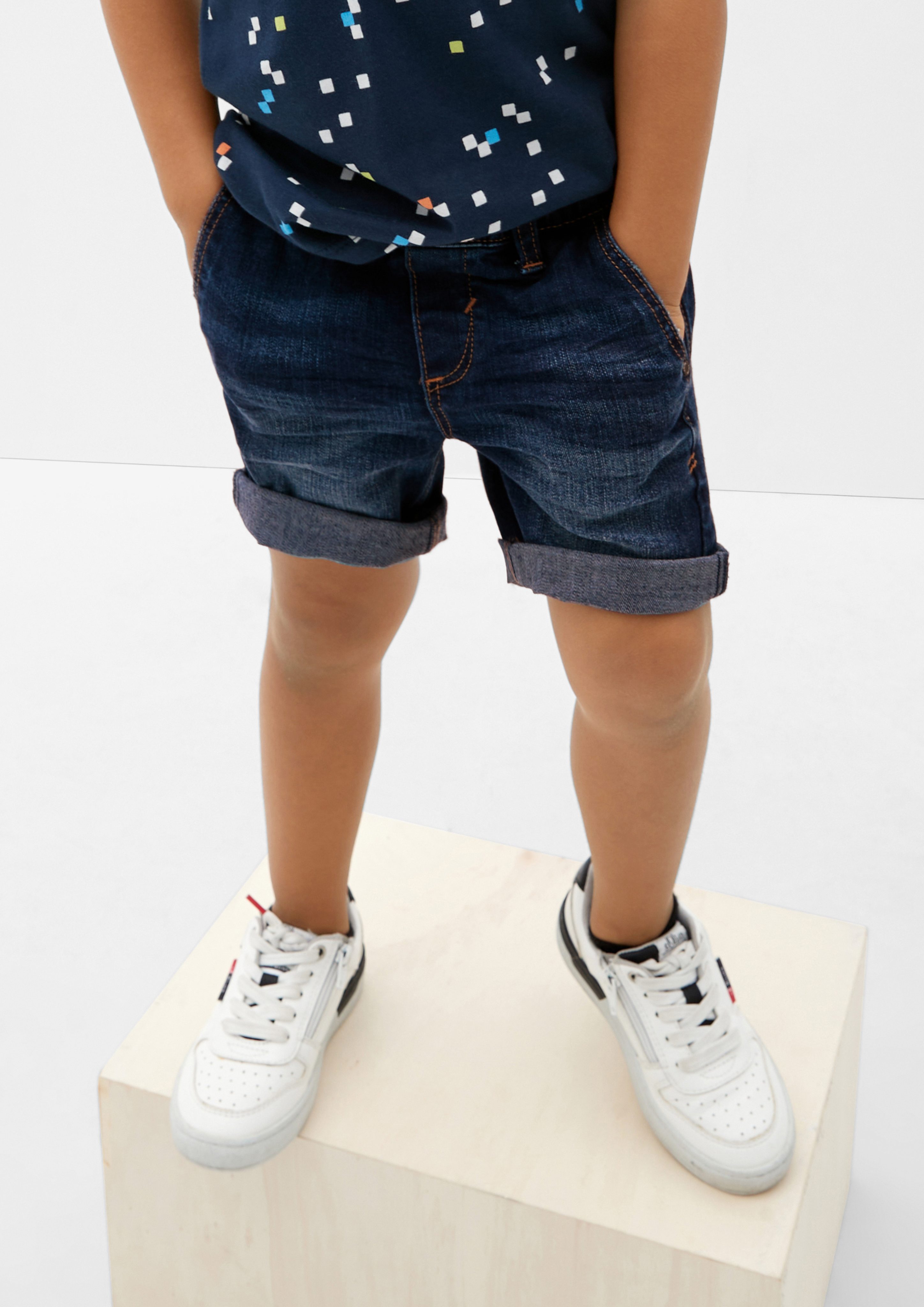 Straight Pelle / Jeansshorts Jeans Fit Mid Rise s.Oliver Leg / Waschung / Regular