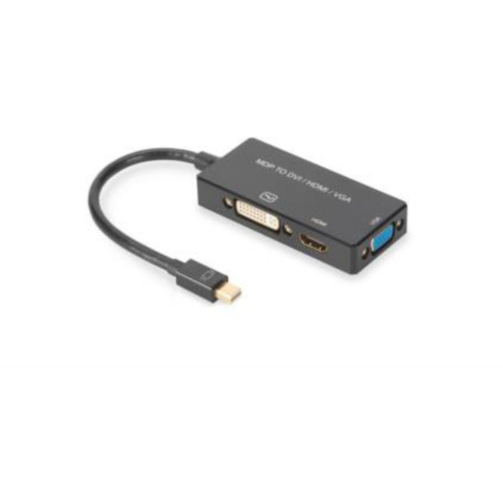 Digitus AV Konverter AK-340419-002-S [Mini-DisplayPort - HDMI, DVI, VG Audio-Adapter