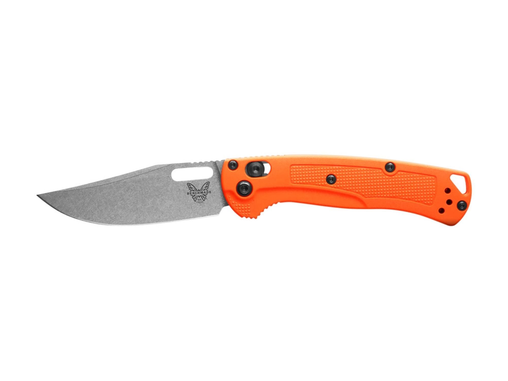 Benchmade Taschenmesser Benchmade 15533 Mini Taggedout, Orange Grivory