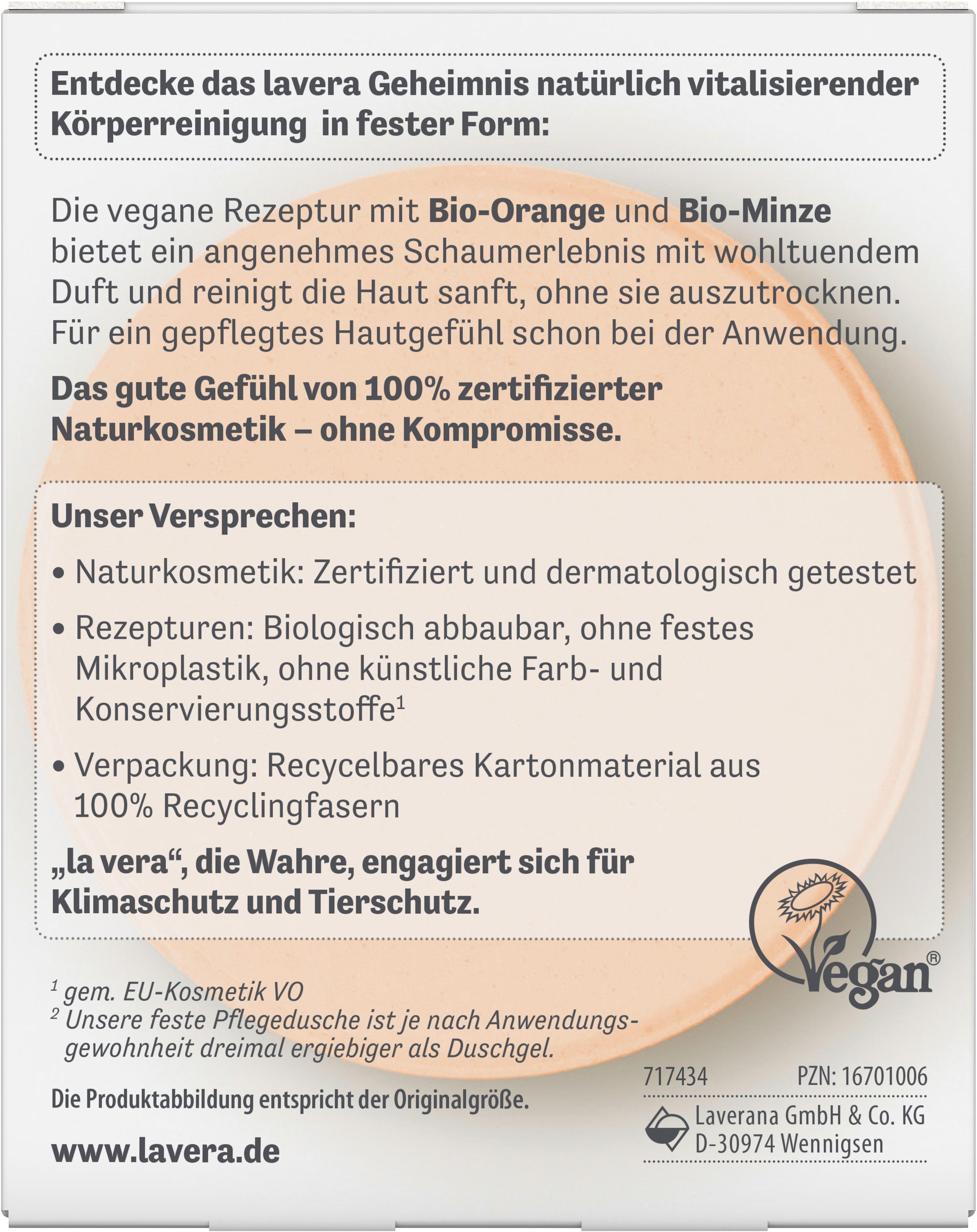 lavera Duschgel Feste Pflegedusche High Vitality