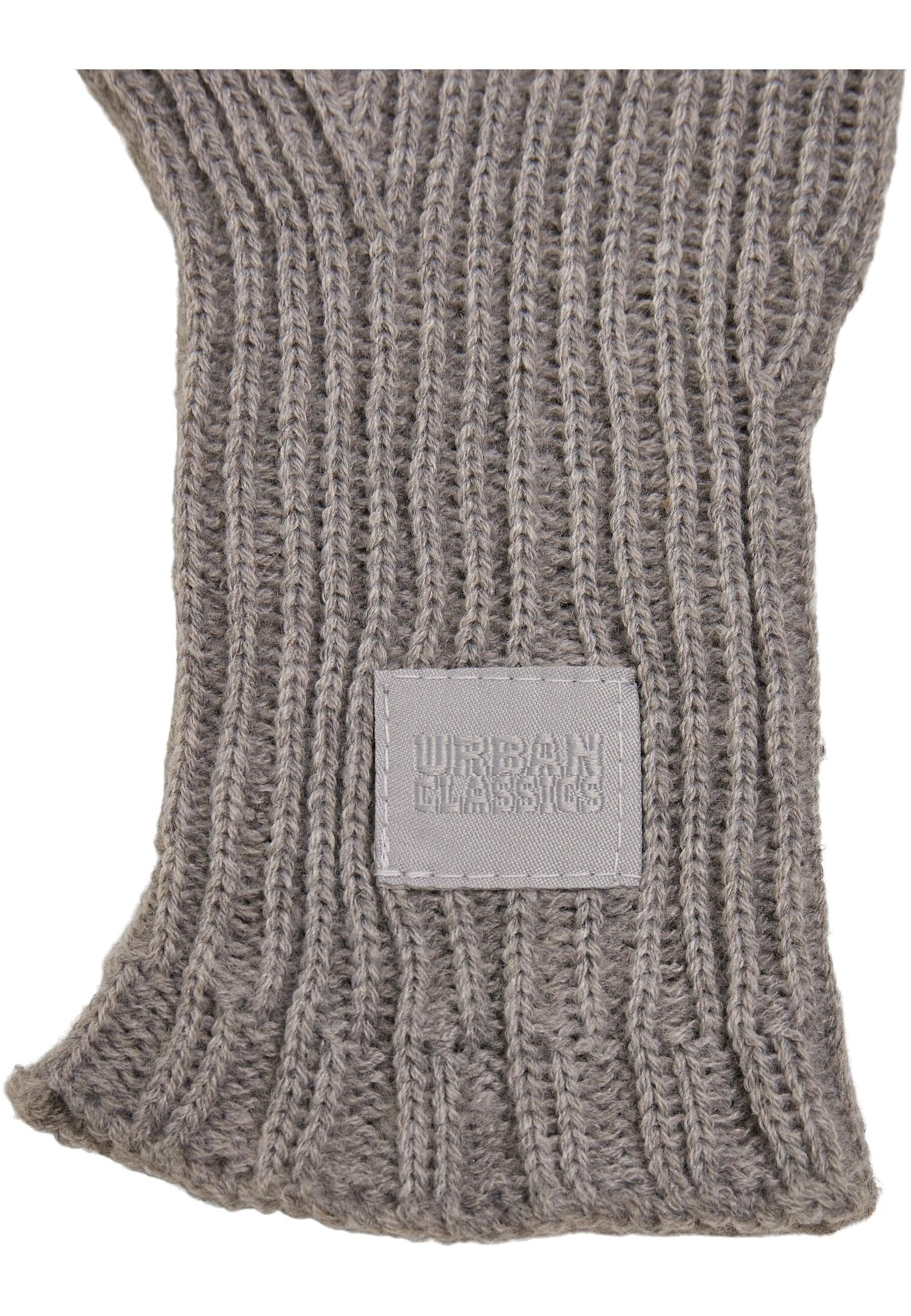 URBAN CLASSICS Baumwollhandschuhe Mix Knitted Unisex Wool Smart heathergrey Gloves