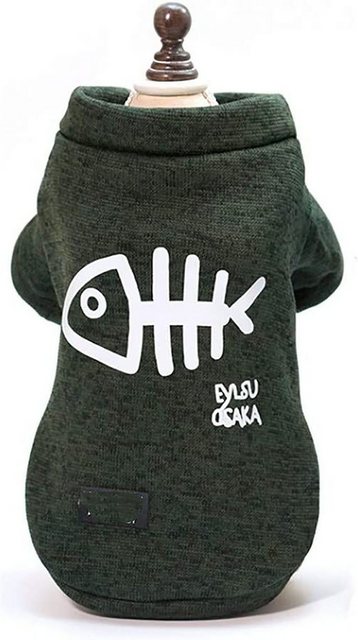 Leway Hundekleid “Kleidung Haustierkleidung Pullover mit Fischgrätmuster”