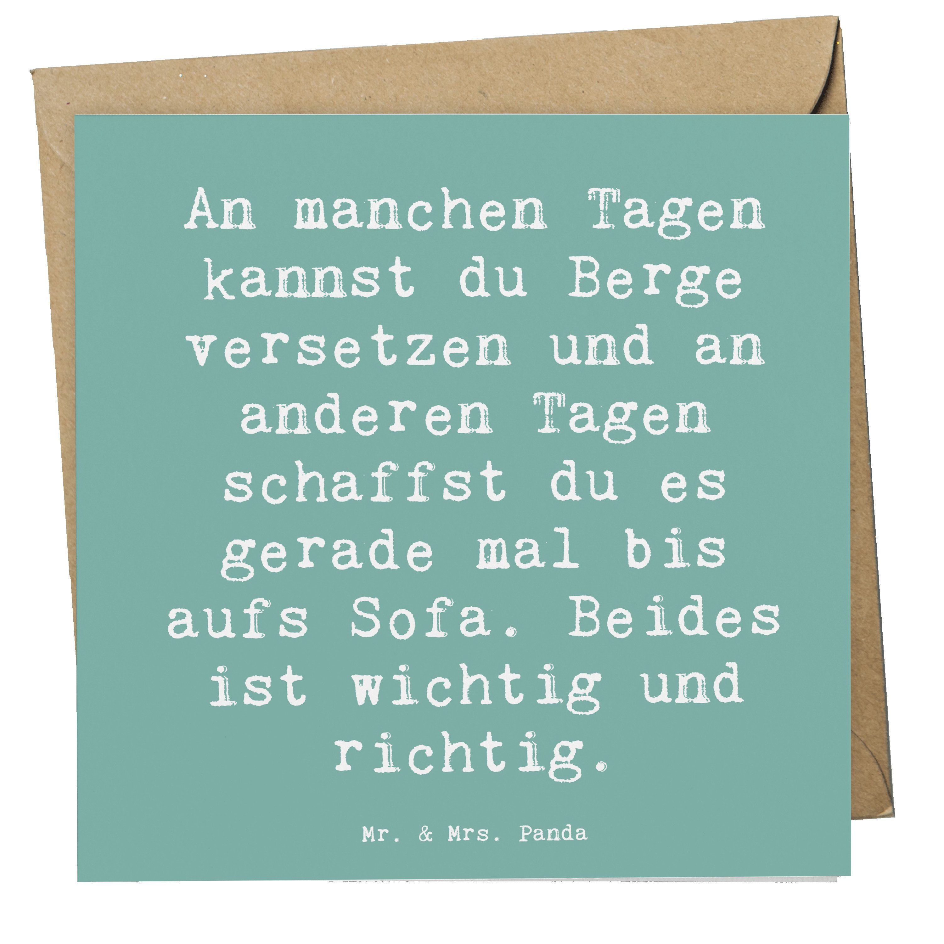 Grußkarte Hoffnung und Ruhe - Meeresbrise - Geschenk, Herausforderungen, Stimmu