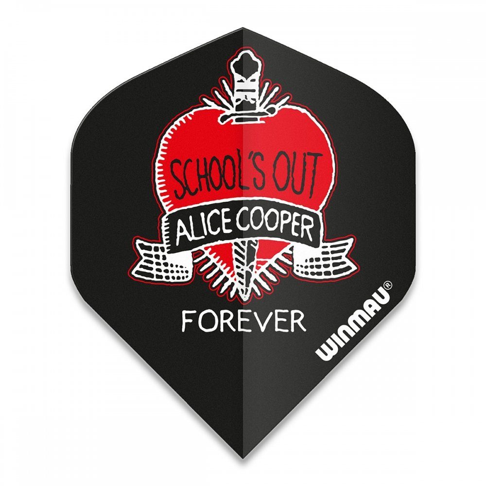 Winmau Dartpfeil Flights Rock Legends Alice Cooper Schools Out, 100 micron